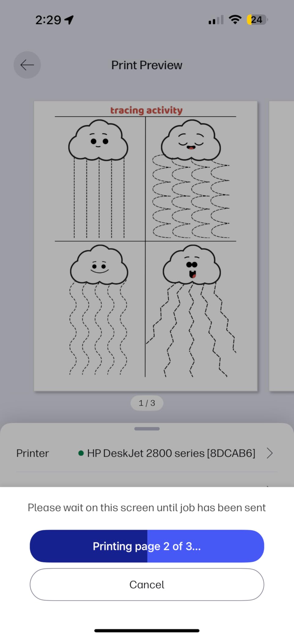 HP DeskJet 2827e Wireless All-in-One Color Inkjet Printer, Scanner, Copier, Best-for-Home, 3 Month Instant Ink Trial Included, AI-Enabled customer photo 2