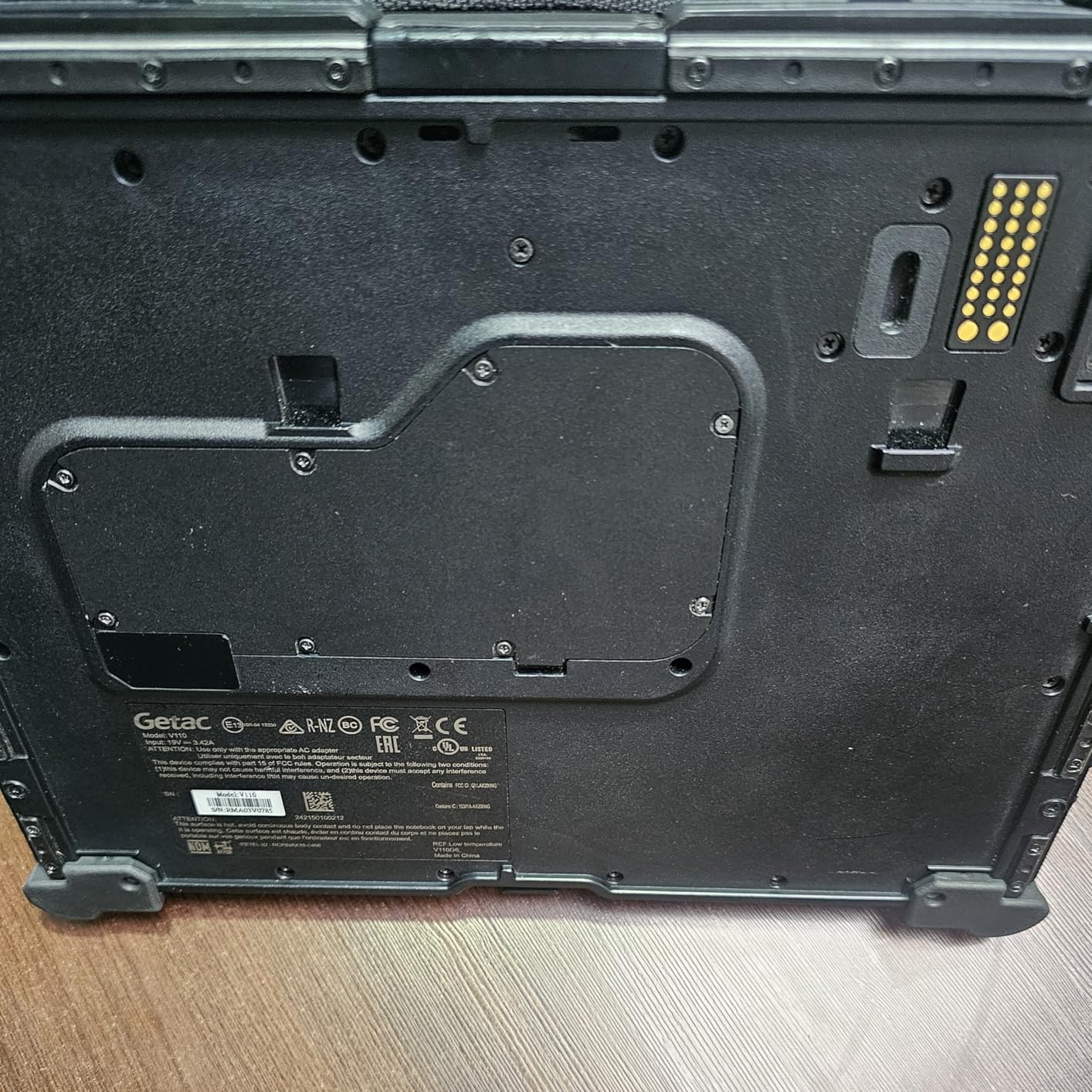 Getac V110 G6 Fully Rugged Laptop, i5-10210U up to 4.2GHz, 11.6 inch FHD Touch Screen, Sunlight Readable, 16GB, 512GB SSD, Webcam, Windows 11 Pro (Renewed) customer photo 2