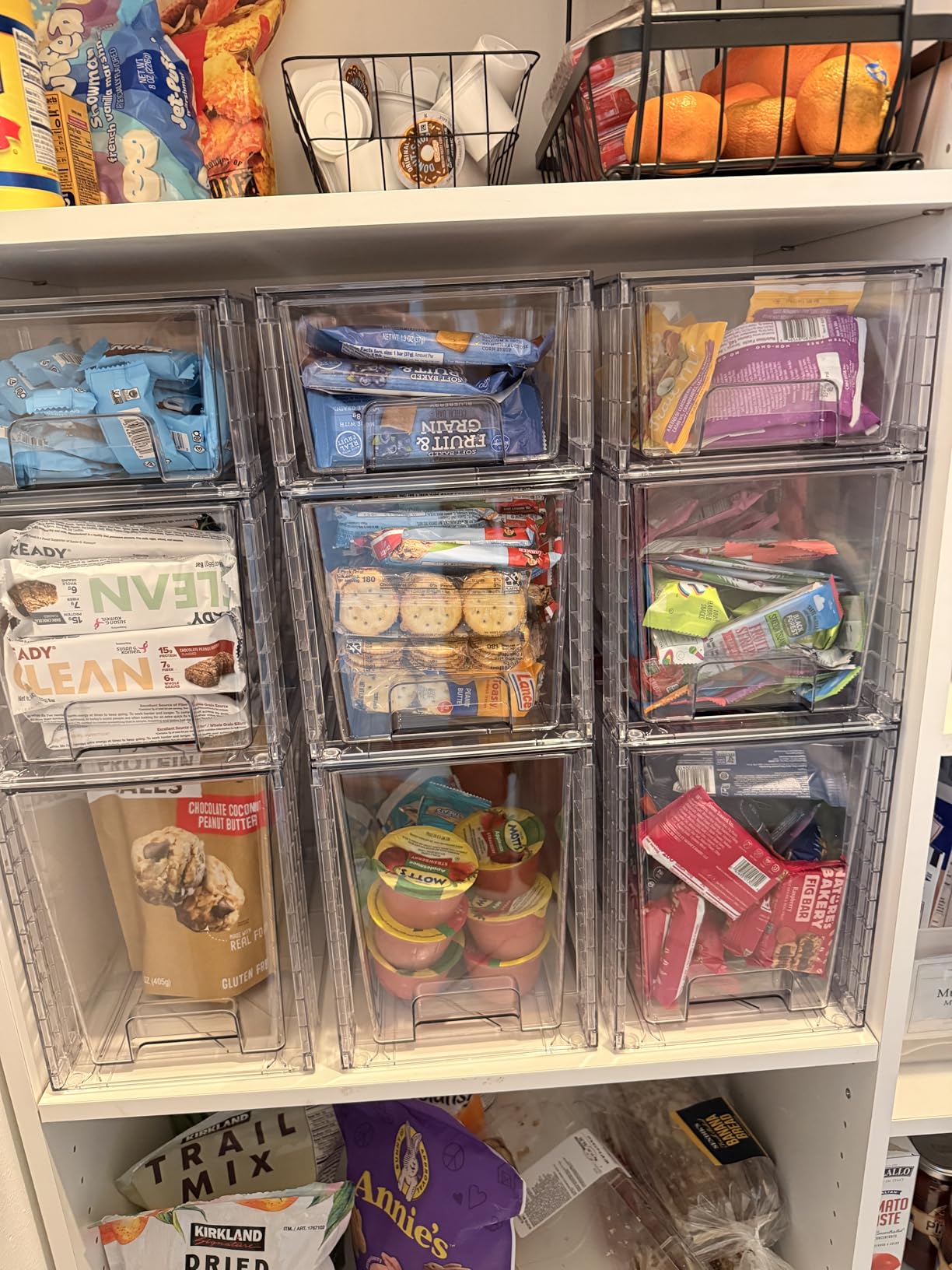 Vtopmart Clear Stackable Storage Drawers Set of 5, Easily Assemble Acrylic Bathroom Undersink Organizers,Plastic Storage Bins for Closet,Cabinet,Pantry,Medicine Organization customer photo 1