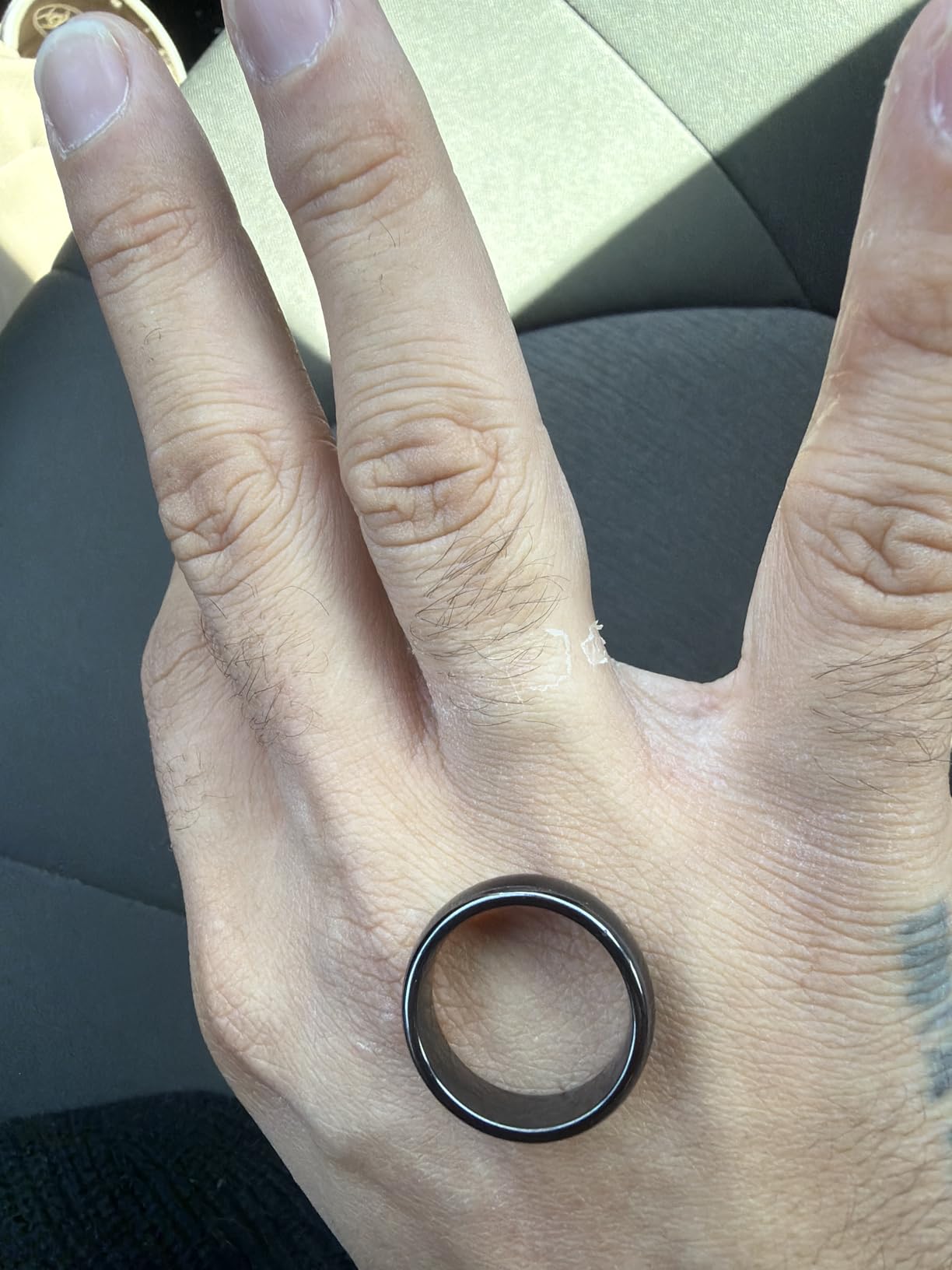 Customized Online Profile, Digital Business Card, NFC Ring, Tap to Share Social Information, for iPhone & Android customer photo 2