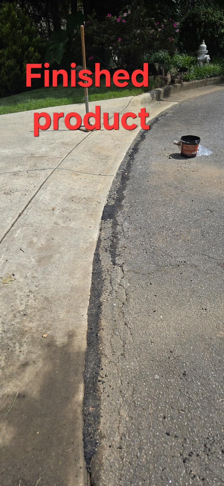 Liquid Rubber Asphalt Patch - 11lb Pail Ready-to-Use Pothole Repair for Driveways, No Mixing Required customer photo 2