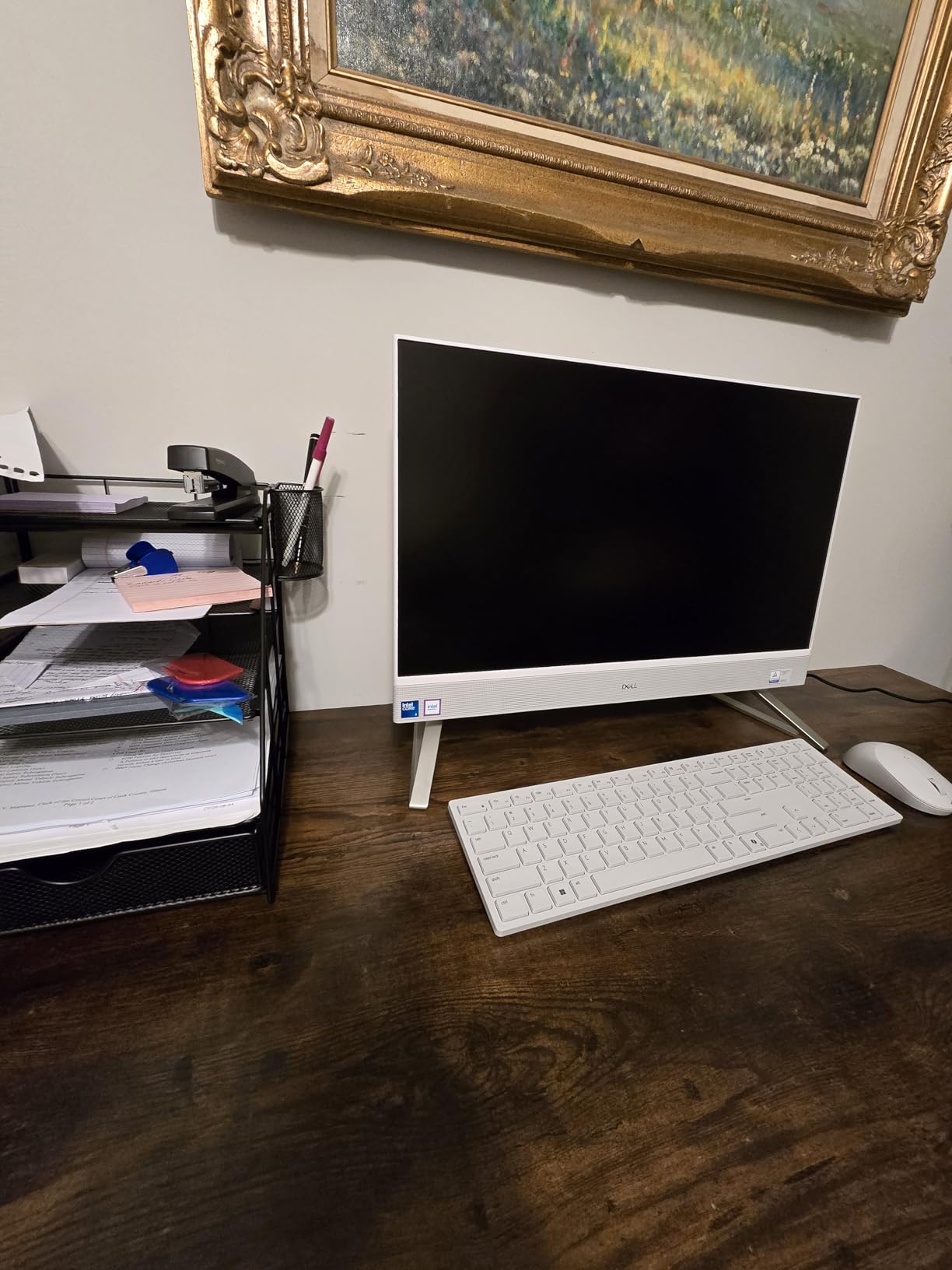 Dell 24 All-in-One Desktop ec24250-23.8-inch FHD Touch Display, Intel Core 5 Processor 120U, Intel Graphics, 16GB DDR5 RAM, 512GB SSD, Windows 11 Home, Onsite Service+6 Months Retail Migrate - White customer photo 2