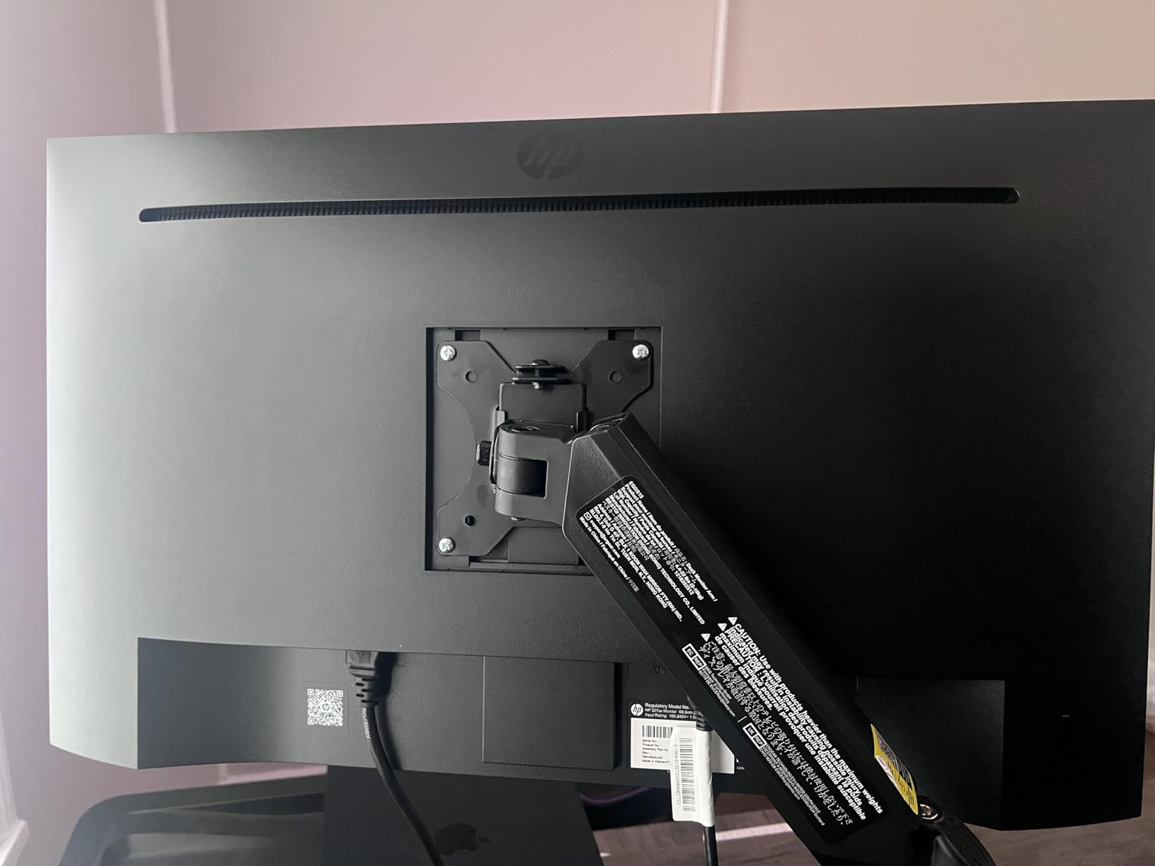 HP Series 3 27 inch FHD Monitor, Full HD Display (1920 x 1080), IPS Panel, 1300:1 Contrast Ratio, 250 Nits, Eye Ease with Eyesafe Certification, Black, 327se (2025) customer photo 1