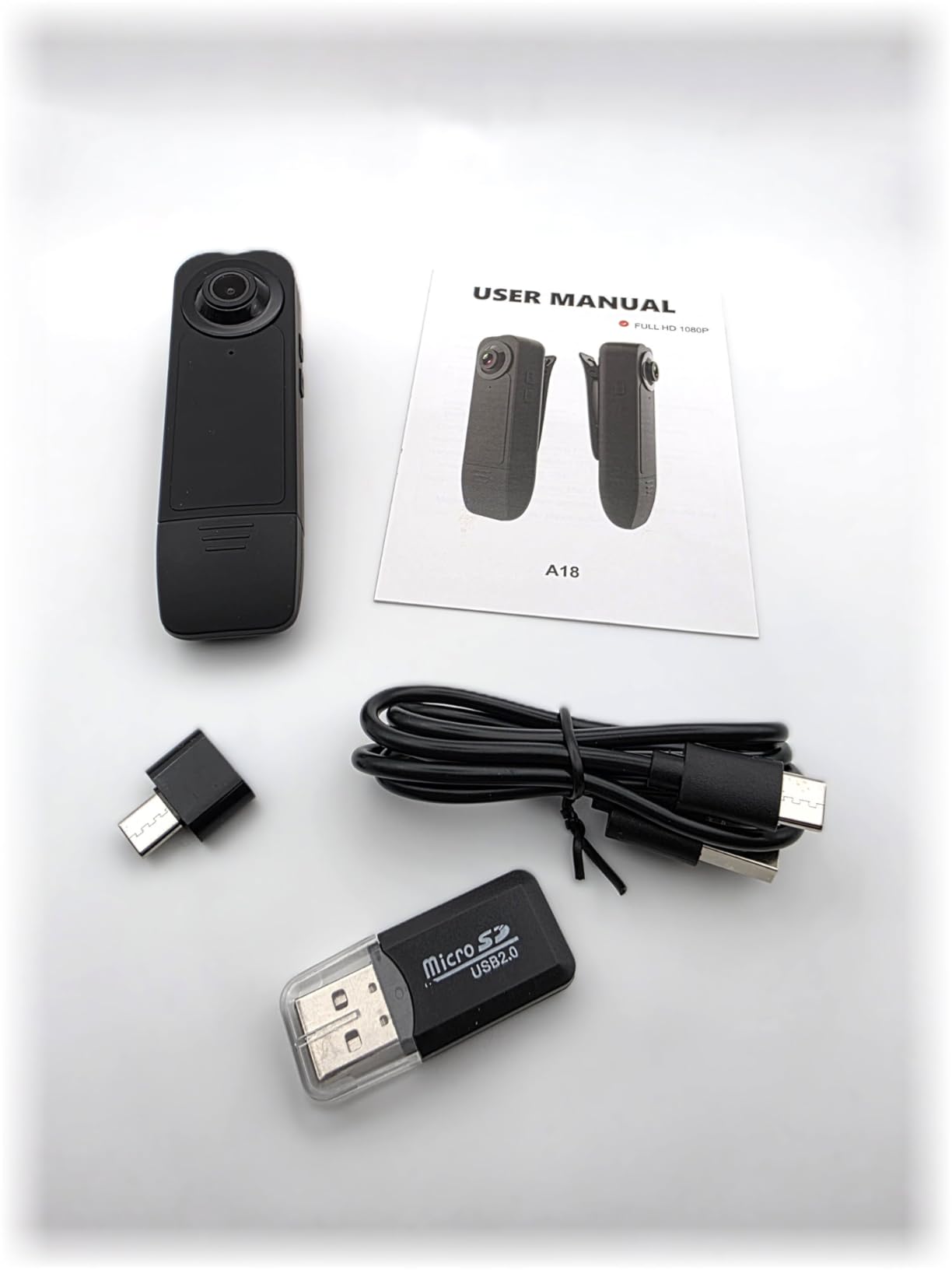 Mini Body Camera with Audio & Video Recording - Small POV Cam 1080P with 64G Card customer photo 1