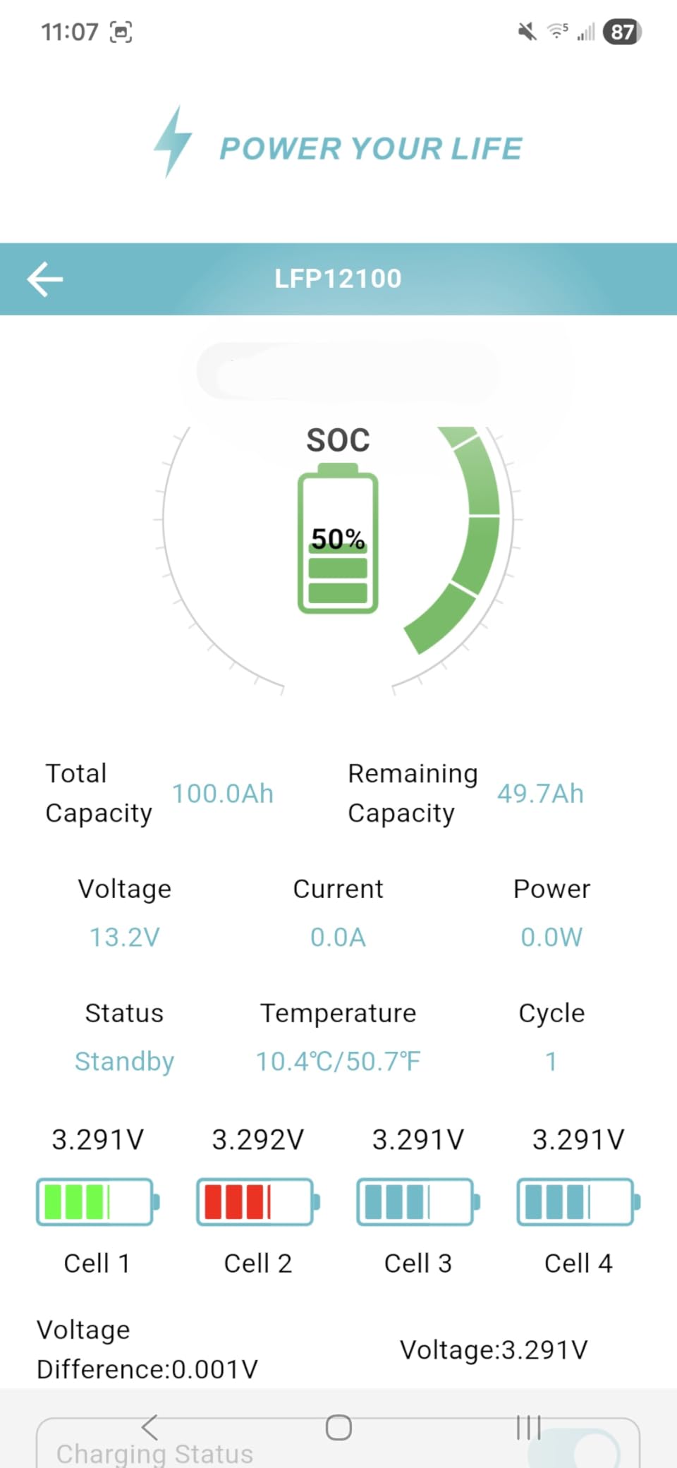 12V 100Ah Lifepo4 Battery, Bci Group 24 Size, Built-In 100A Smart BMS, 4500+ Deep Cycle Grade A Lithium Cells For RV Travel, Trolling Motor, Marine, Boat, Solar Panel, Off Grid, Camping customer photo 2