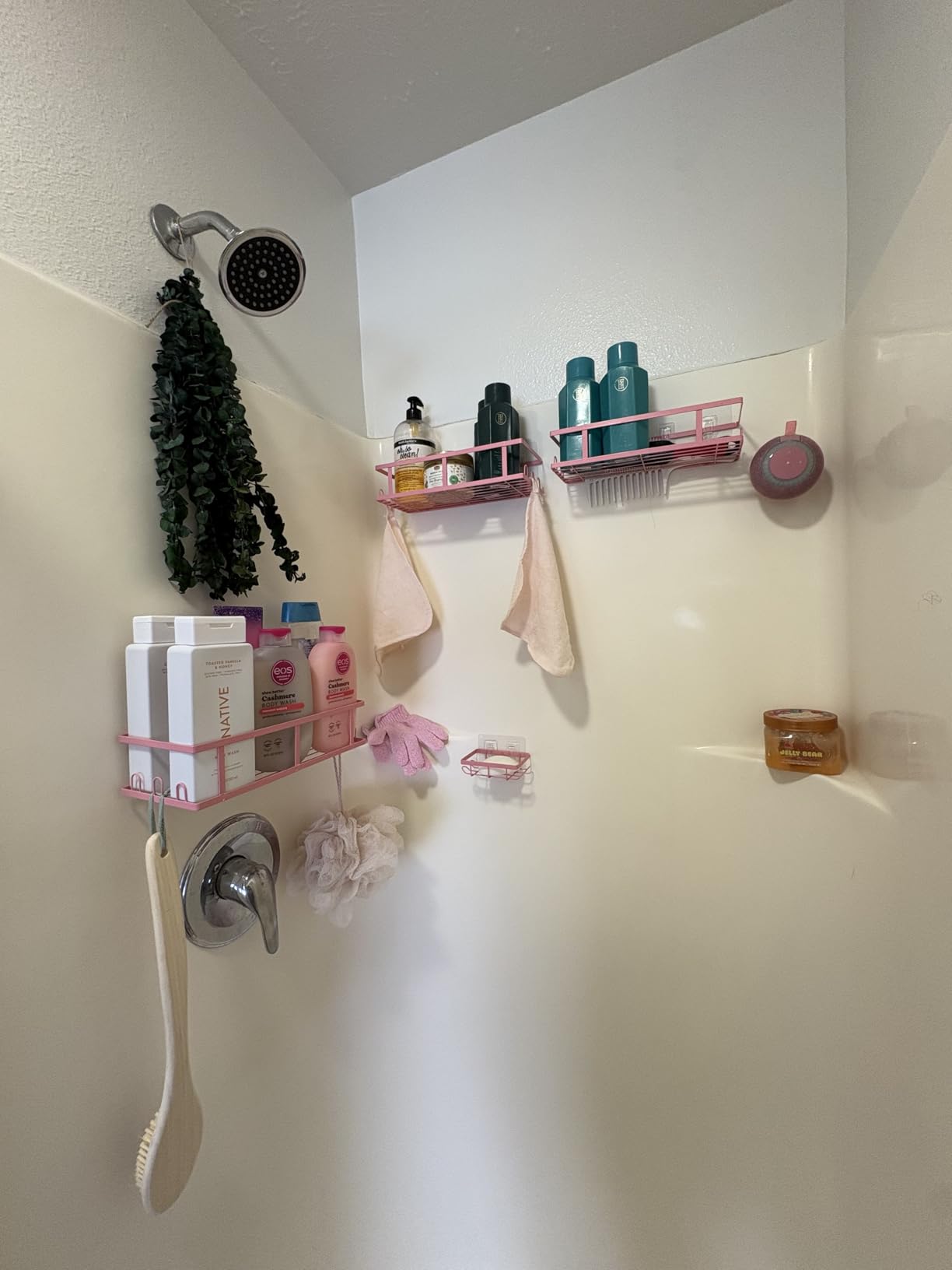 Shower Speaker Bluetooth Waterproof Portable: 360° Surround Sound, IPX7 Suction Cup Removable with Vacuum Exhaust Knob, 2 IN1, RGB Lights, BT5.4, TWS, Pool/Beach/Kayak, Gifts for Adults Teens-Black customer photo 1