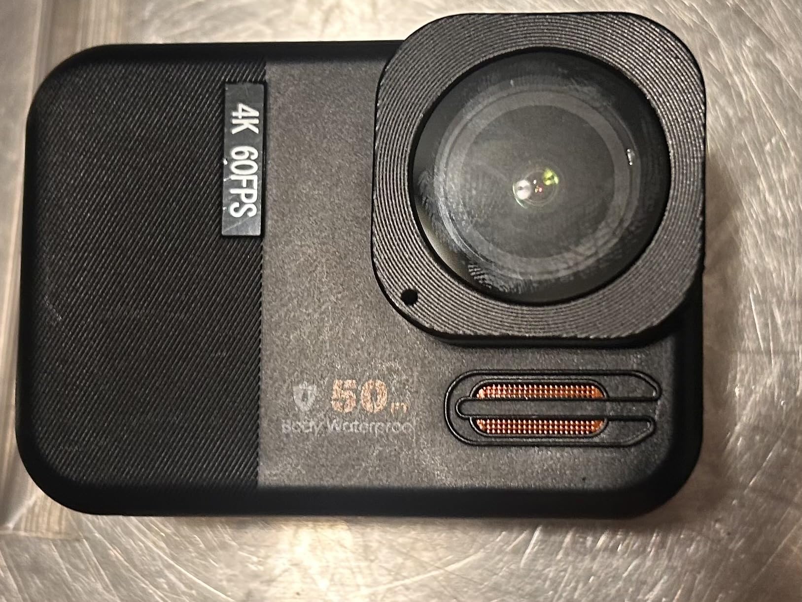 4K 60FPS 48MP WiFi Action Camera with Touch Screen, 50FT Underwater Waterproof Camera, No Case Needed, EIS Motorcycle Camera, 8X Zoom, 64GB Card, Remote Control, Batteries & Mounting Kits customer photo 1