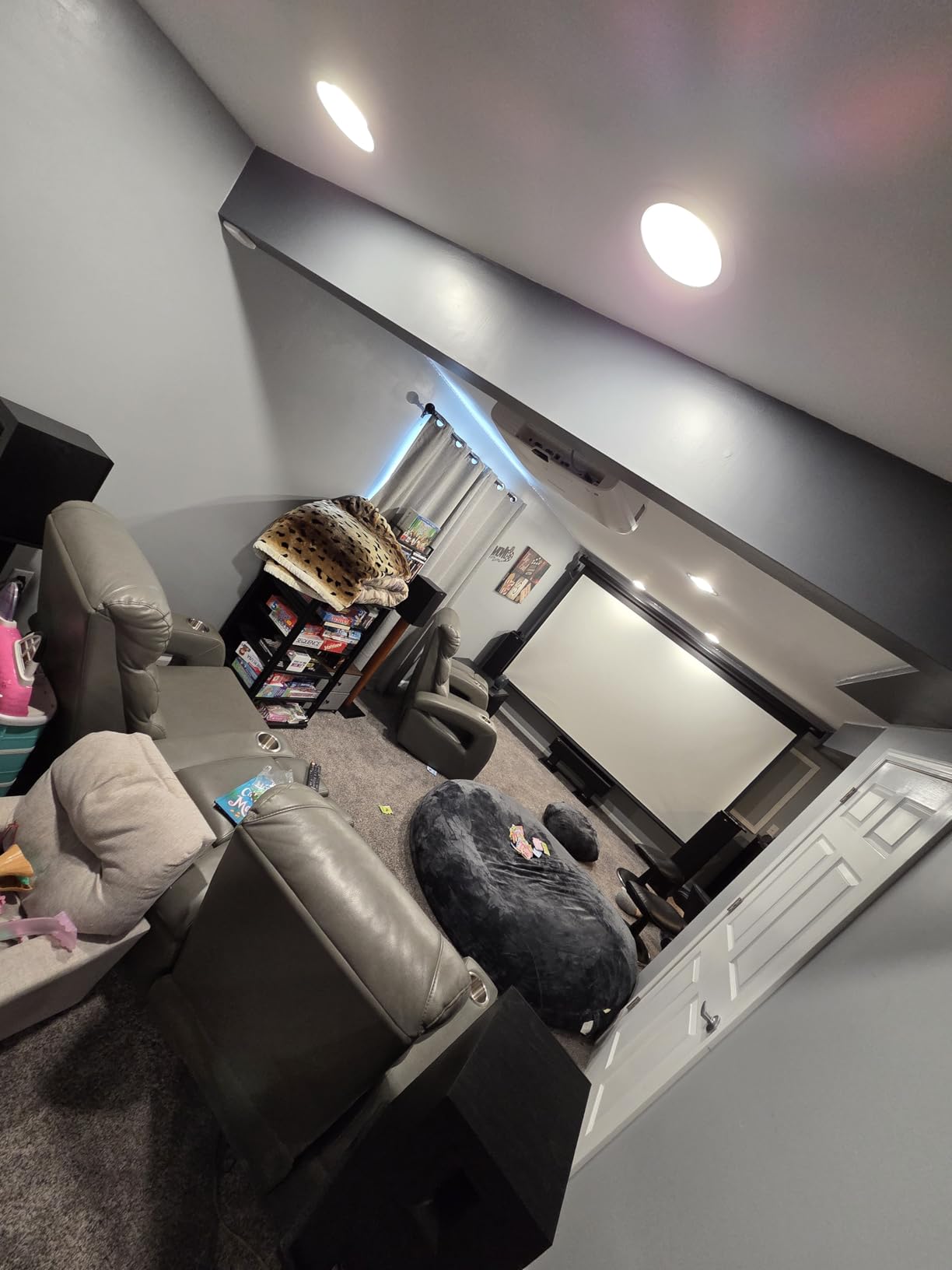 Height Adjustable Speaker Stands Pair for Studio Monitor & Bookshelf Speaker Stands-Wood Grain Floor Speaker Stands for Klipsch, ELAC, JBL, KEF, Edifier Surround Sound Speaker Stand Up to 50 Lbs customer photo 2