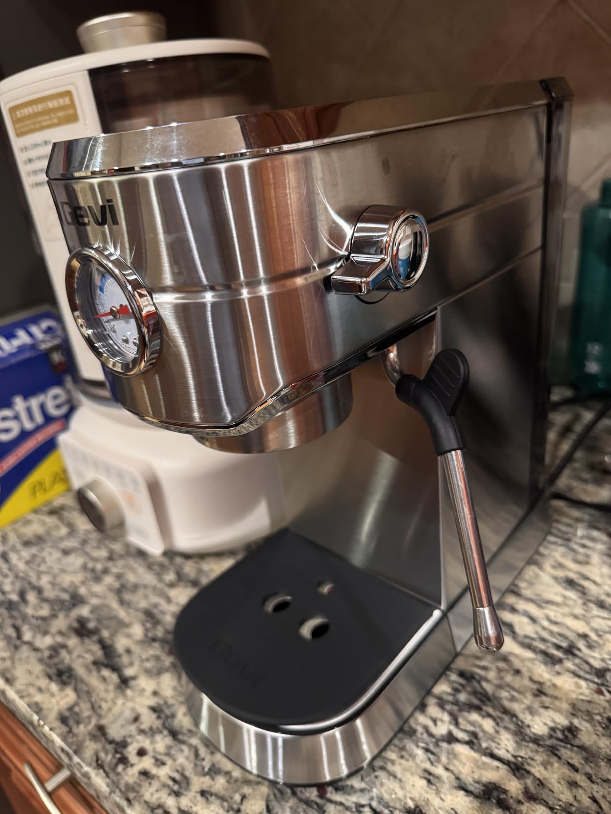 Gevi Commercial Espresso and Coffee Makers, Professional 20 Bar Espresso Maker with Milk Frother, Stainless Steel Expresso Coffee Machines for Home, Compact Cappuccino Machine, Great Gift customer photo 2