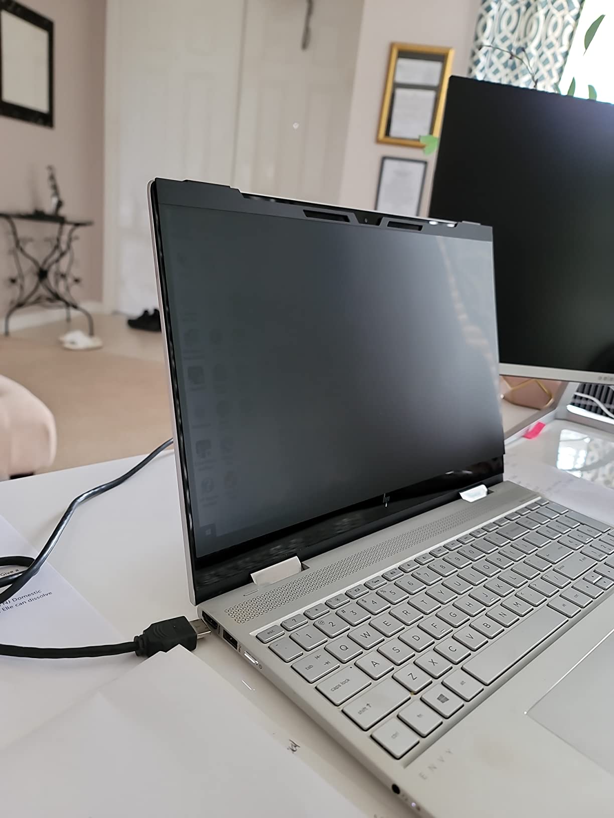 [2 Pack] 20 Inch Privacy Screen for Computer Monitor Blue Light Screen Protector Anti Glare Anti-Scratch Monitor Privacy Shield Screen 20 Inch 16:9 Aspect Ratio customer photo 1