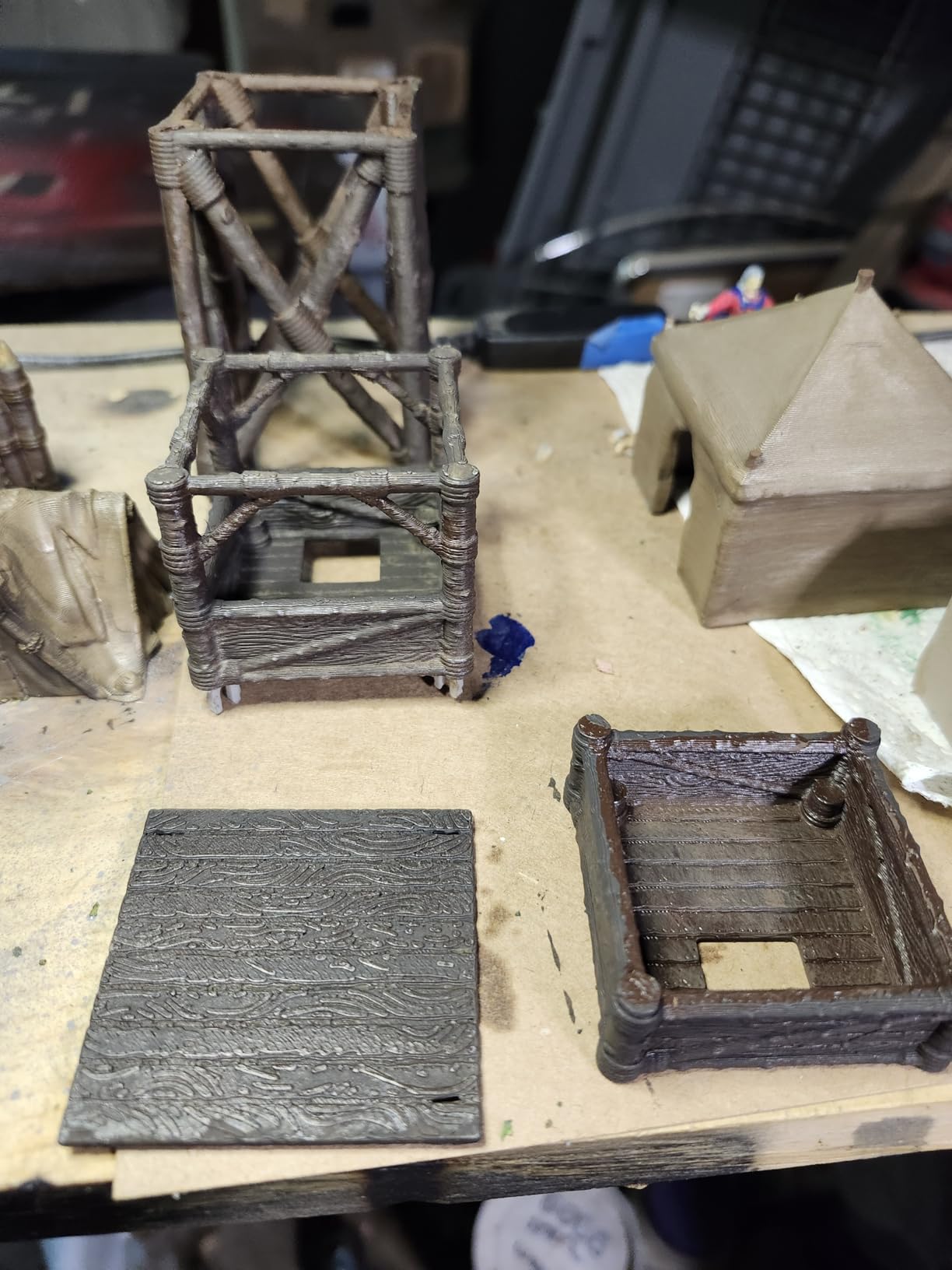 AUSPDICE AF676 Medieval Military Camp RPG Terrain Set for DND Map Building customer photo 2