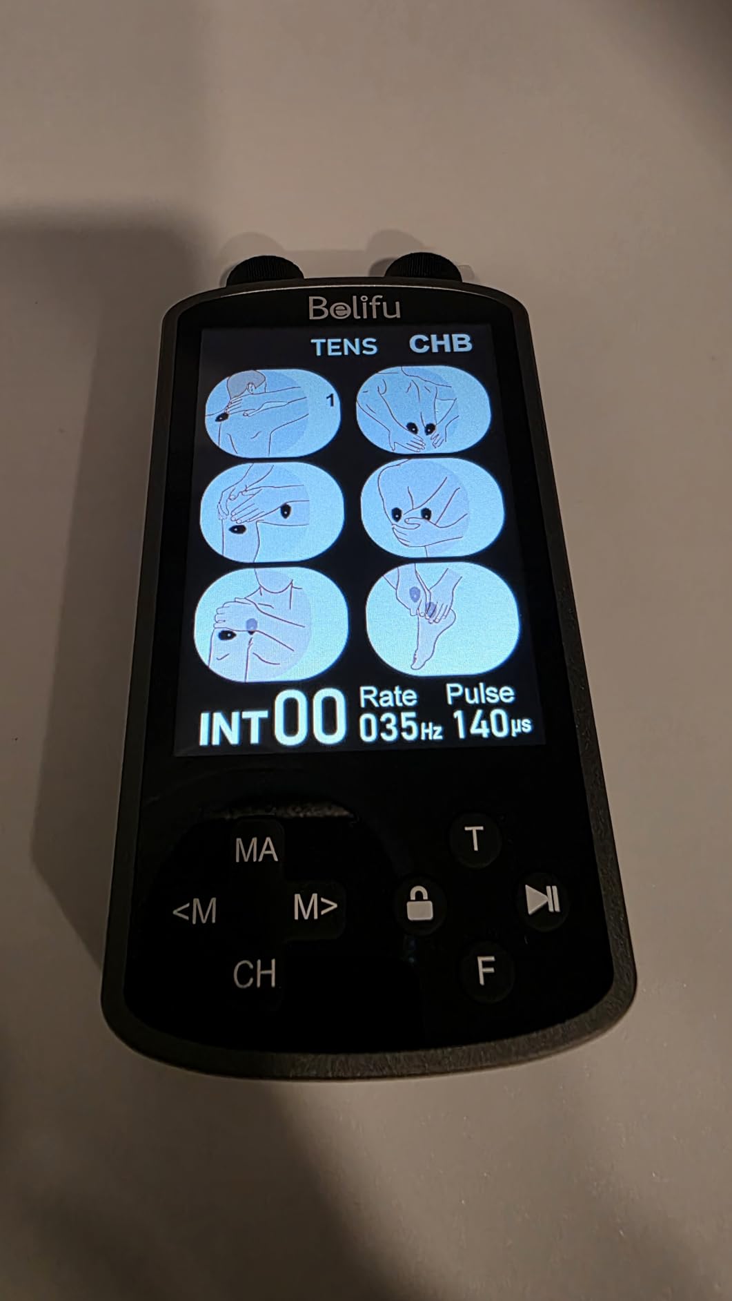 TENS EMS Unit Muscle Stimulator for Pain Relief Therapy - 4 in 1 TENS & EMS & Relax & Custom Frequency+Pulse - Muscle Massager 36 Modes 20 Intensity, Memory & Favorites Function, 3.8