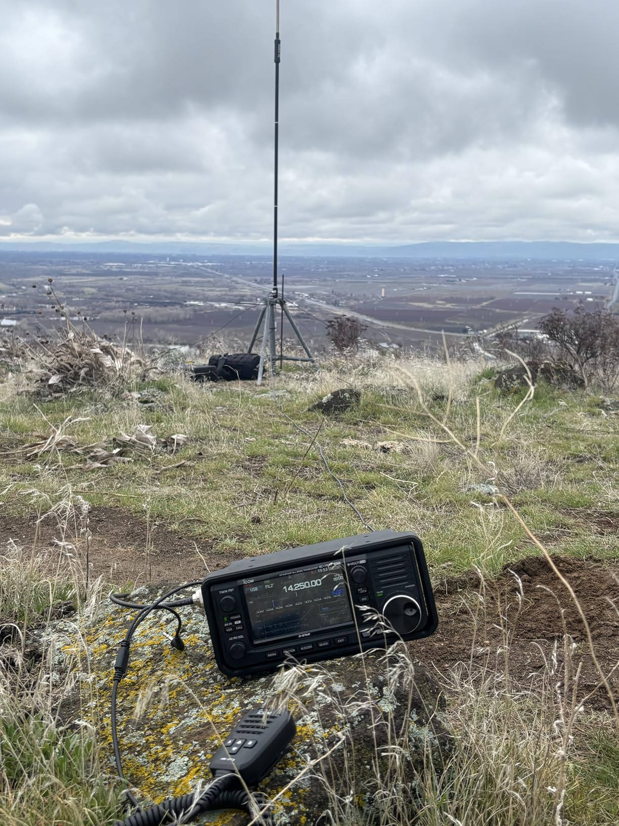 Radioddity HF-009 Portable HF Antenna, 5-50MHz Quick-Tuning Vertical Antenna, SWR 1.0-1.5, Compatible with Xiegu G90/X6100/X6200, Radioddity QT40/QT60/QT80, for HF Transceivers & Mobile Radios customer photo 1