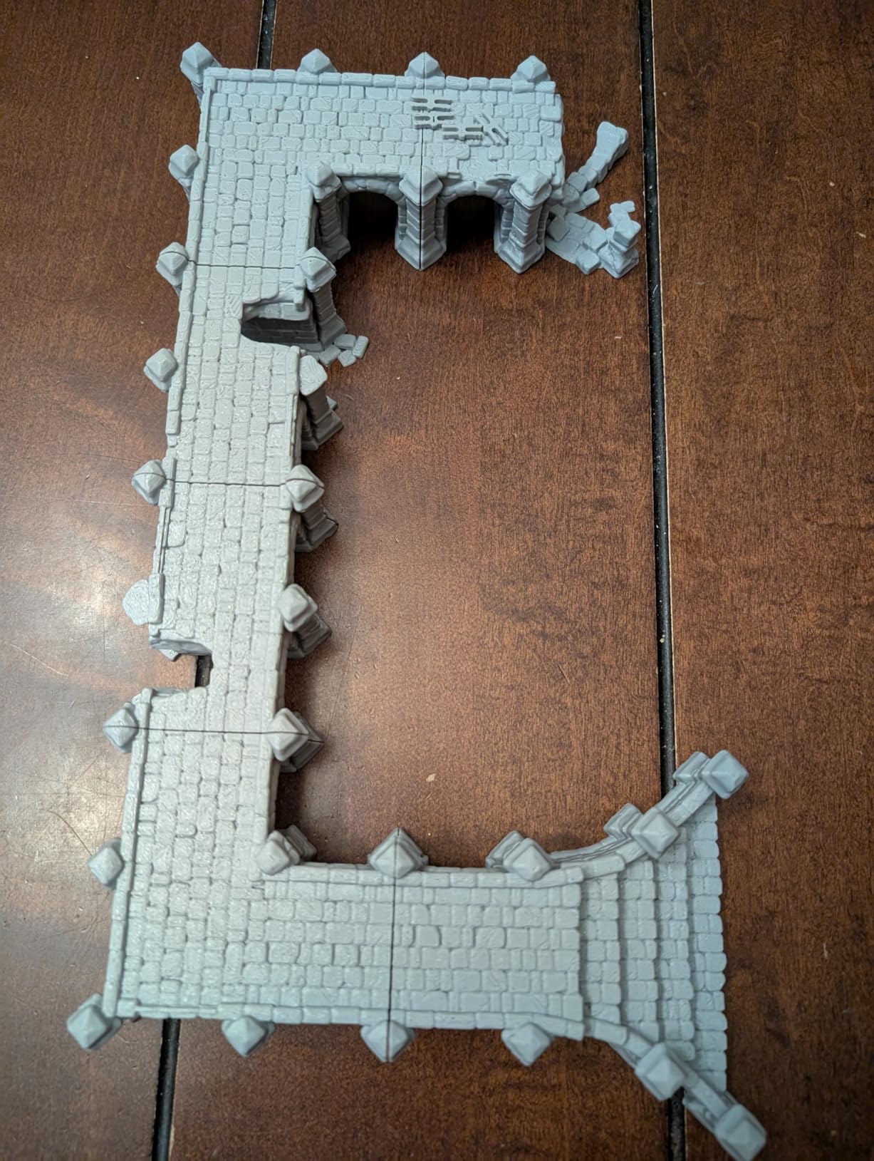 AF687 Broken Viaduct - DND Terrain for Dungeon Masters, 28PCS RPG Starter Set with Modular Bridge Ruins customer photo 1