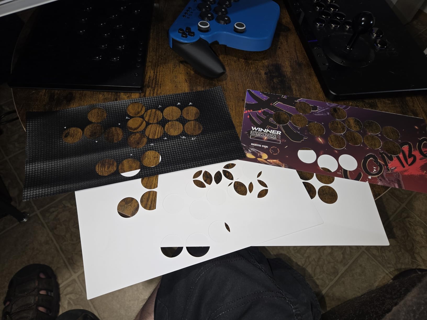 Haute42 C16 Leverless Controller Arcade Stick: Magnetic Leverless Arcade Stick with RGB Rims, Premium Black Haute42 C16 Arcade Controller for PC/PS3/PS4/Switch Game with Lock Button Support Hot Swap & SOCD customer photo 2