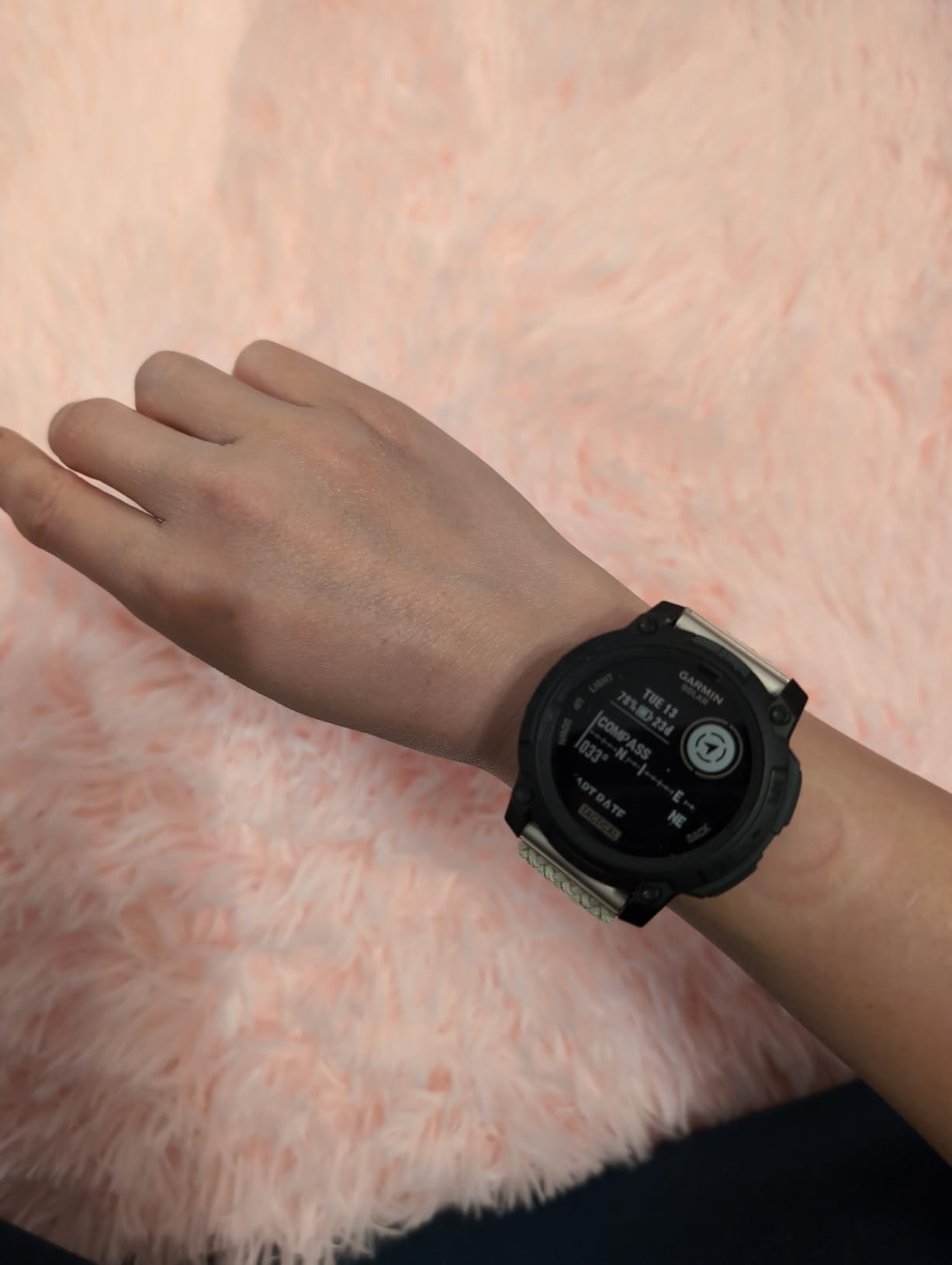 Garmin Instinct 3 Tactical Edition, 45mm, Solar Charged Display, Rugged Outdoor GPS Smartwatch customer photo 2