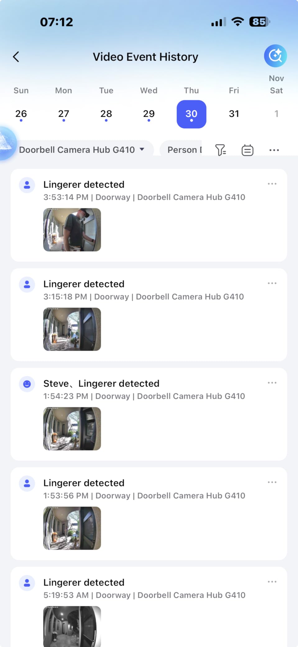 Aqara Smart Doorbell Camera G410 with Chime, 2K, HomeKit Secure Video, 2-Way Audio, Built-in Matter Hub, Wireless/Wired, Supports Apple Home, Alexa, Google, Home Assistant, 2.4G/5GHz Wi-Fi, Black customer photo 2
