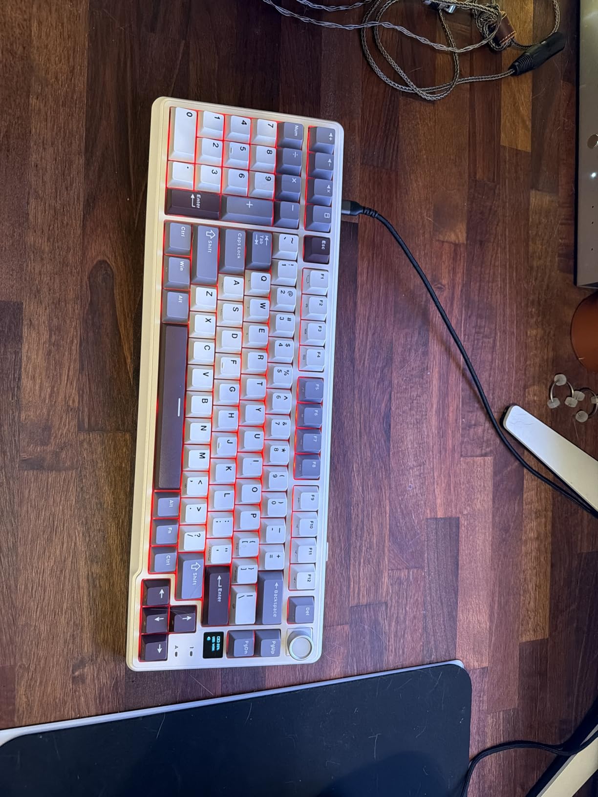 RK ROYAL KLUDGE L98 Wireless Mechanical Keyboard w/Left-Handed Southpaw Design Numpad & Hot Swappable Knob, Tri-Mode 95% Keyboard BT/2.4G/USB-C, Pro Software, Gasket Mount, Massive 8000mAh Battery customer photo 2