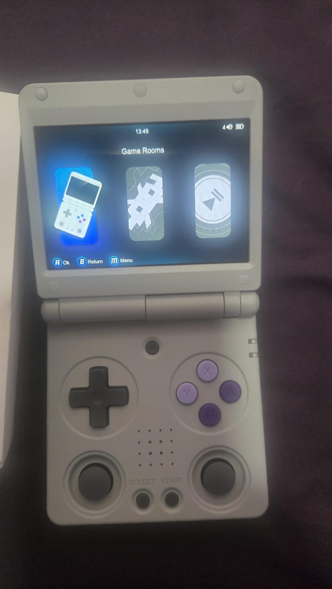 Anbernic RG34XXSP Foldable Retro Handheld Game Console, 3.4 Inch IPS Screen Linux System Built-in 64G TF Card 5000+ Games Handheld Emulator Support 5G WiFi Bluetooth TV Output customer photo 2