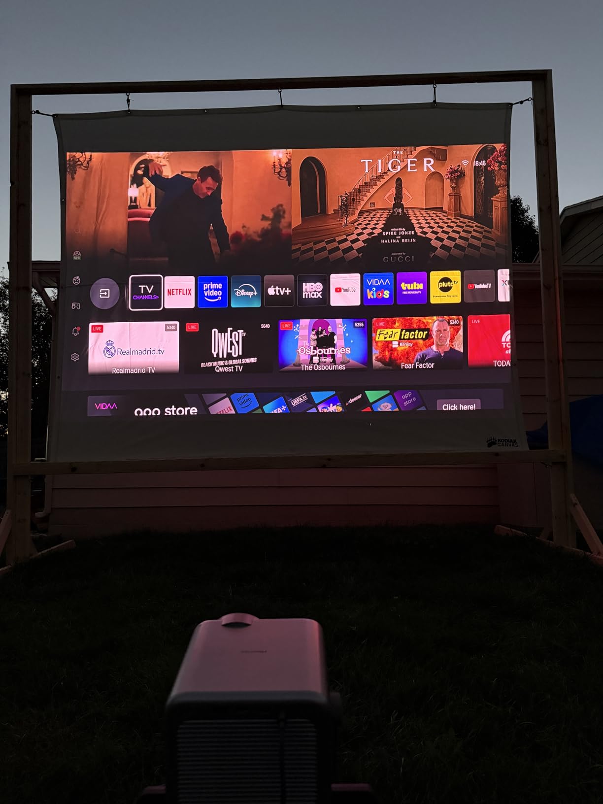 Hisense M2 Pro Triple Laser Smart Portable Lifestyle Projector, 4K UHD, 65