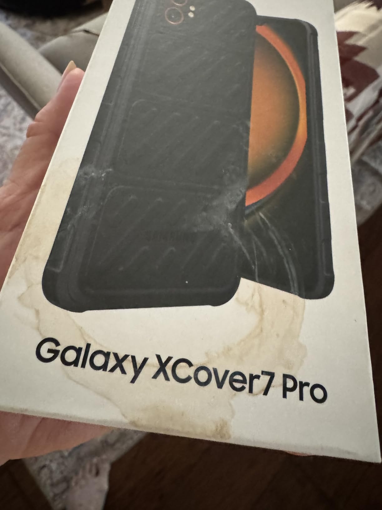 Samsung Galaxy XCover7 Pro 5G and Wi-Fi 6E | Rugged (IP68 Rated) Unlocked (Verizon, AT&T, T-Mobile, US Cellular) | Dual Sim (1 Nano + 1 eSIM) | 128 GB | US Version (2025 Model) | Black customer photo 1