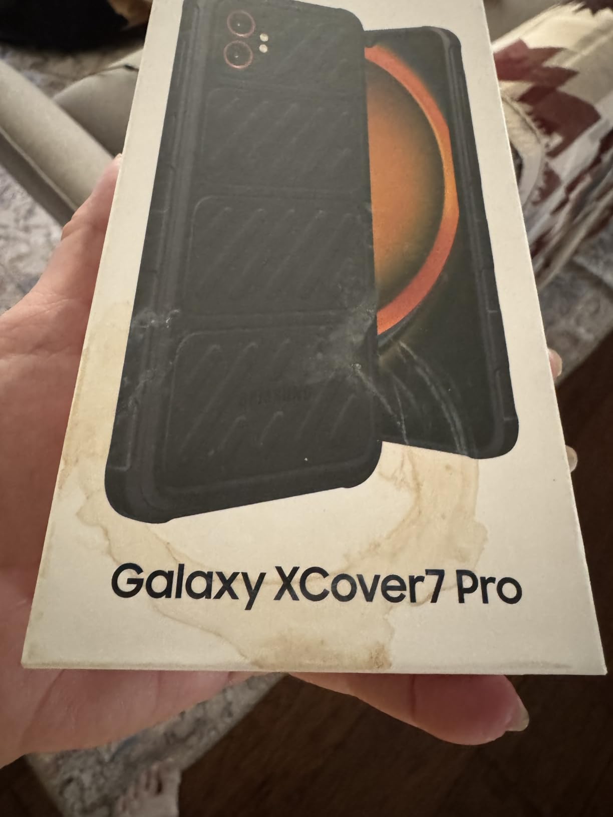 Samsung Galaxy XCover7 Pro 5G and Wi-Fi 6E | Rugged (IP68 Rated) Unlocked (Verizon, AT&T, T-Mobile, US Cellular) | Dual Sim (1 Nano + 1 eSIM) | 128 GB | US Version (2025 Model) | Black customer photo 2