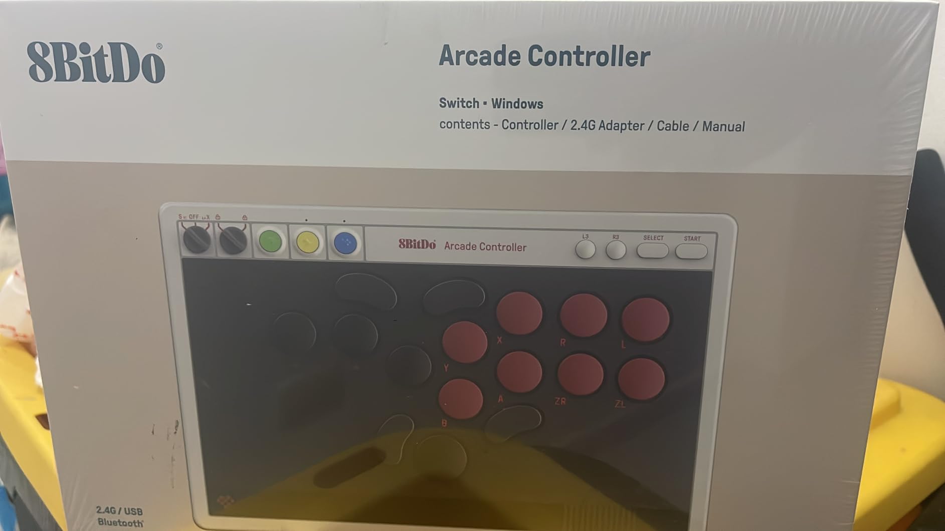 8BitDo All-Button Arcade Controller for Switch/Switch 2 & Windows - Bluetooth, 2.4G, Wired Connectivity, Low-profile Mechanical Switches, 4 Programmable Buttons, Hot-swappable PCB customer photo 2