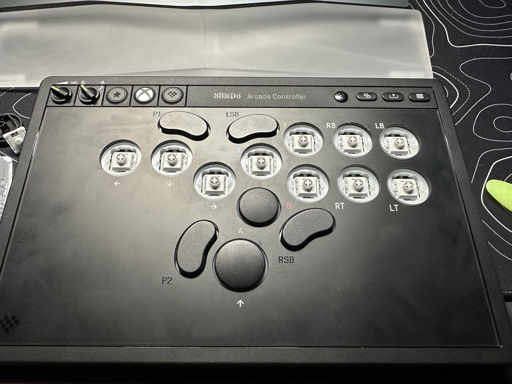 8BitDo All-Button Arcade Controller for Xbox Series X|S, Xbox One & PC, 2.4G Wireless, Low-profile Mechanical Switches, Programmable Buttons, Hot-swappable PCB, RGB Lighting - Officially Licensed customer photo 2