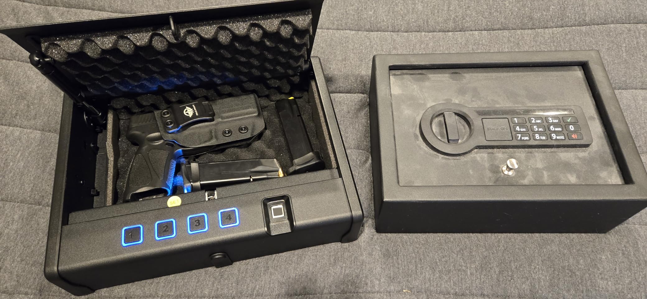 XPEDITION 24 Gun Fireproof Safe for Rifles and Pistols, Gun Cabinet with Keypad/Key Access, Fire and Water Safe with Combination Lock, Gun Safes for Rifles and Shotguns Includes Power Strip customer photo 2