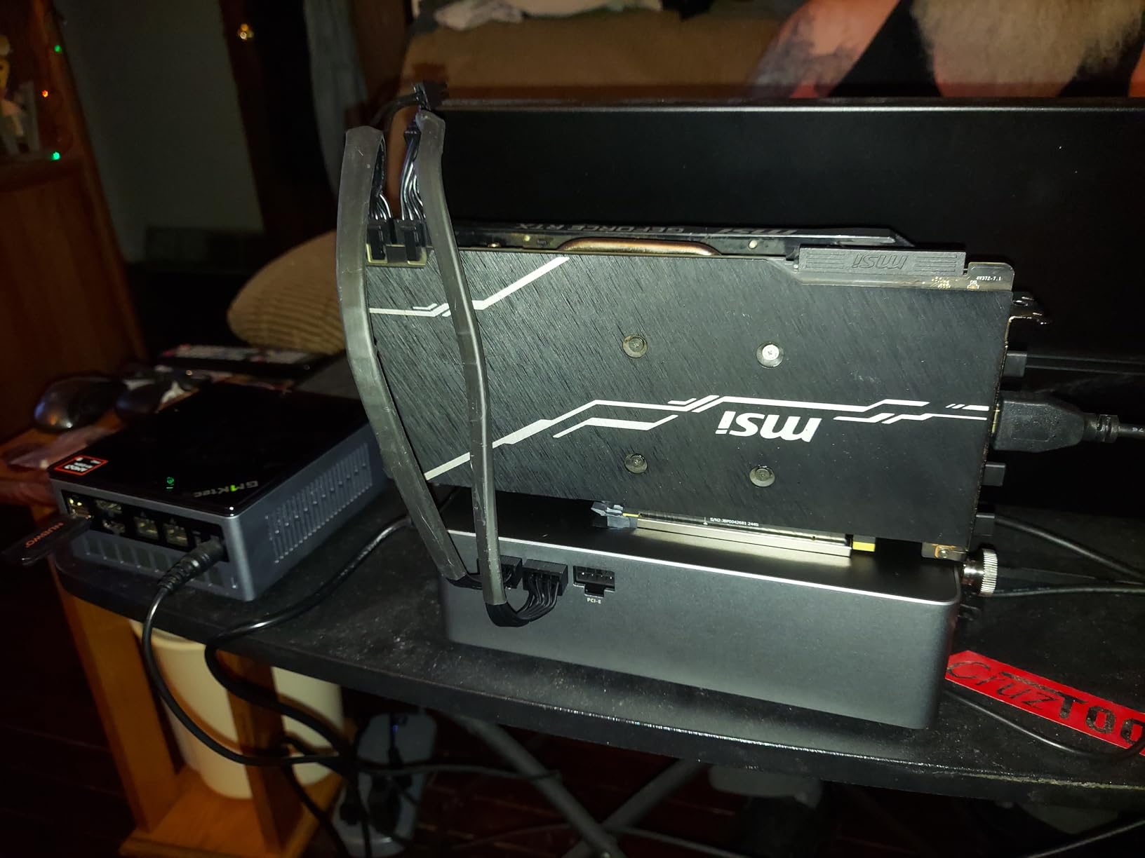 AOOSTAR AG01 External GPU Docking Station, Supports Mainstream NVIDIA and AMD Graphics Cards, Built-in 800W Power Supply, Oculink Expansion Graphics customer photo 2