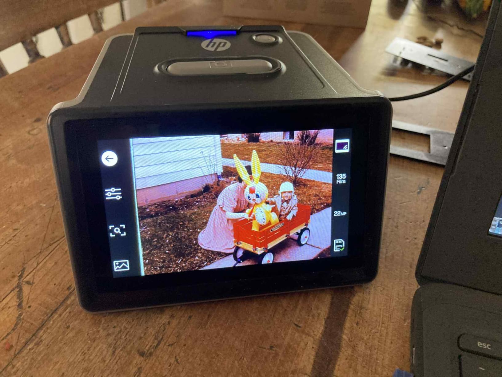 HP FilmScan Touch Screen Film & Slide Scanner Digitizer with 5