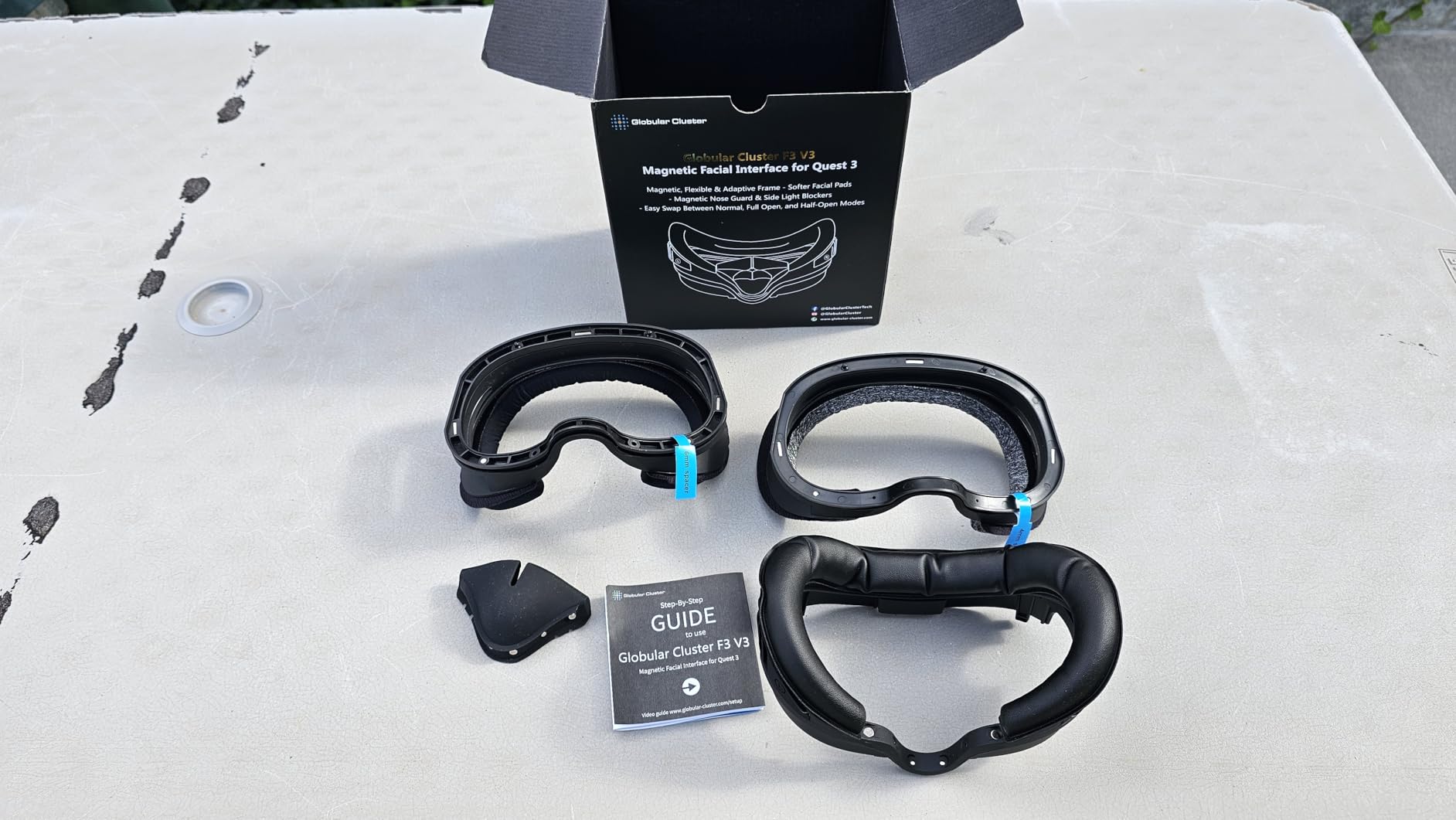 F3 V3 Magnetic Facial Interface for Quest 3, Flexible and Adaptive Frame with Multi-Material Pads, Not Compatible with Quest 3S or Official Charging Dock customer photo 2