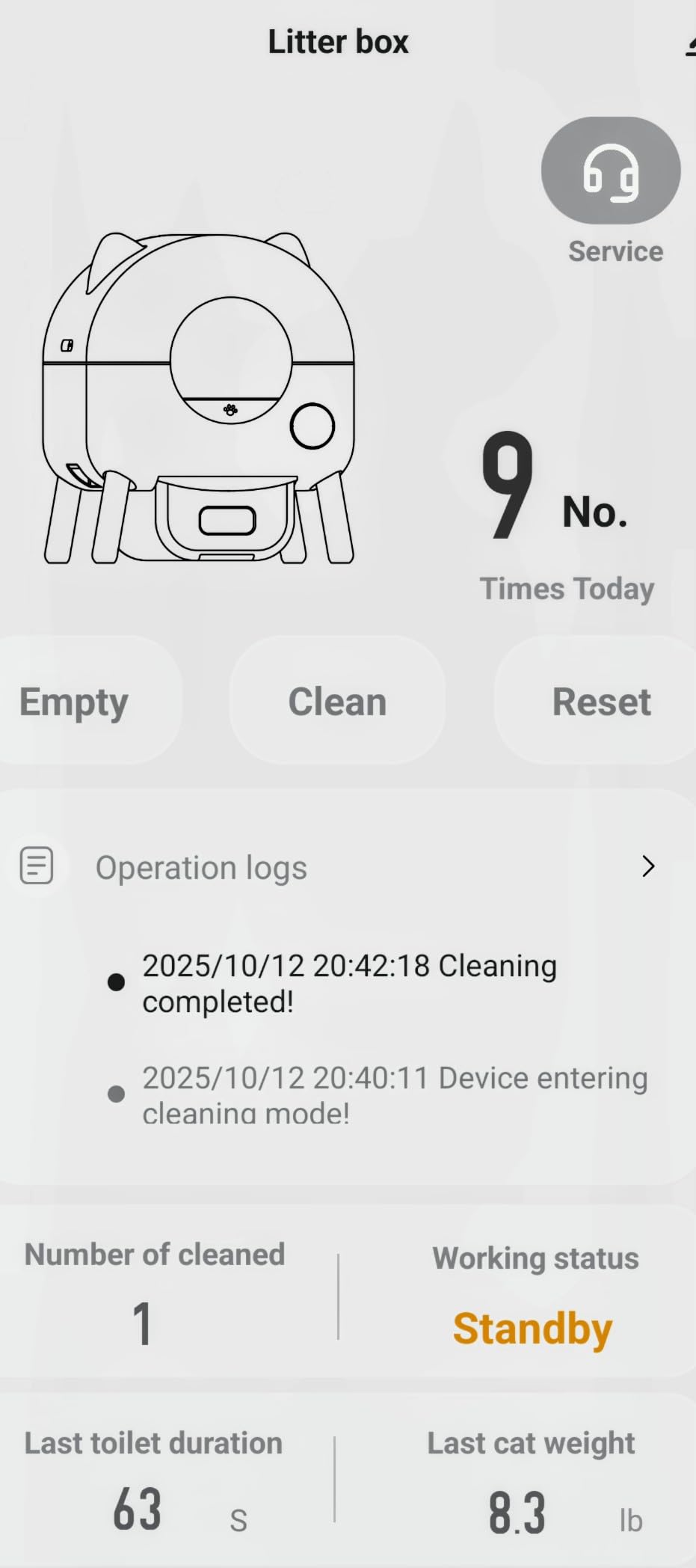 Automatic Self Cleaning Litter Box, MeowWhimsy Extra Large Automatic Cat Litter Box Self Cleaning Robot S7 for Cats, Smart Safety Sensors-App Control-Low Noise, Washable Tray, 40 pcs Trash Bag customer photo 2