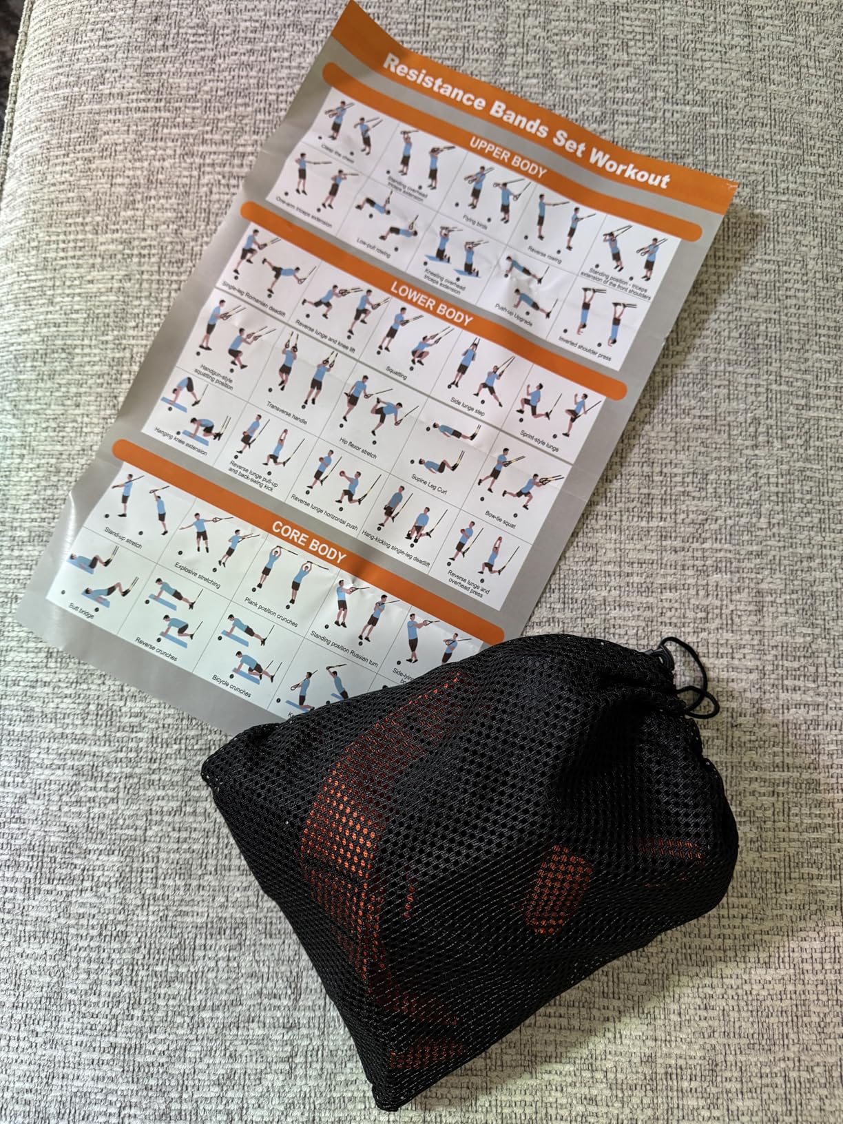 Home Resistance Training Kit, Suspension Trainer Straps with Adjustable Extension, Door Anchor, and Carry Bag - Strength Training Equipment for Full Body Bodyweight Workouts at Home or Outdoors customer photo 2