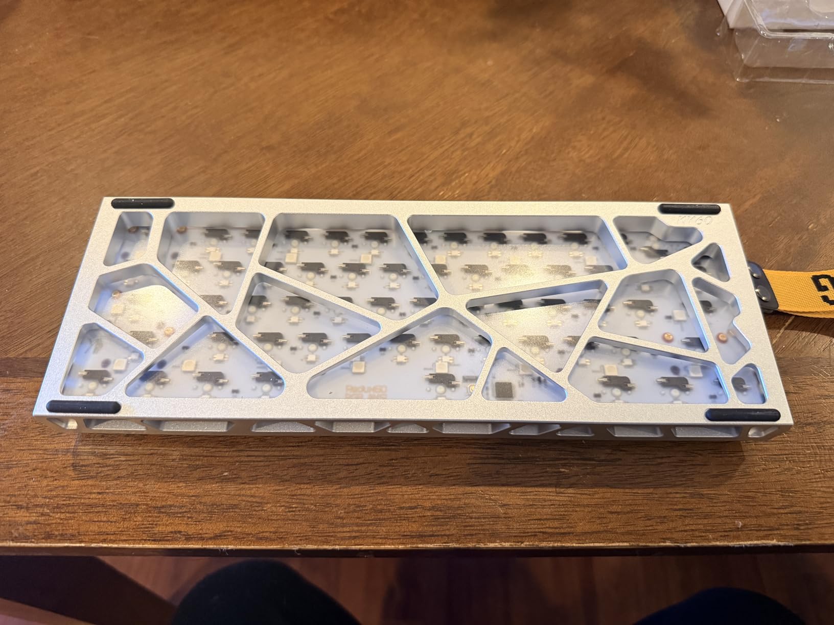 kutethy KY60 Hollow Out Aluminum Keyboard Case, 60% Mechanical Keyboard Shell Custom Keyboard Barebones Compatible with Wooting60 Mad60 Win60 GH60 60HE customer photo 2