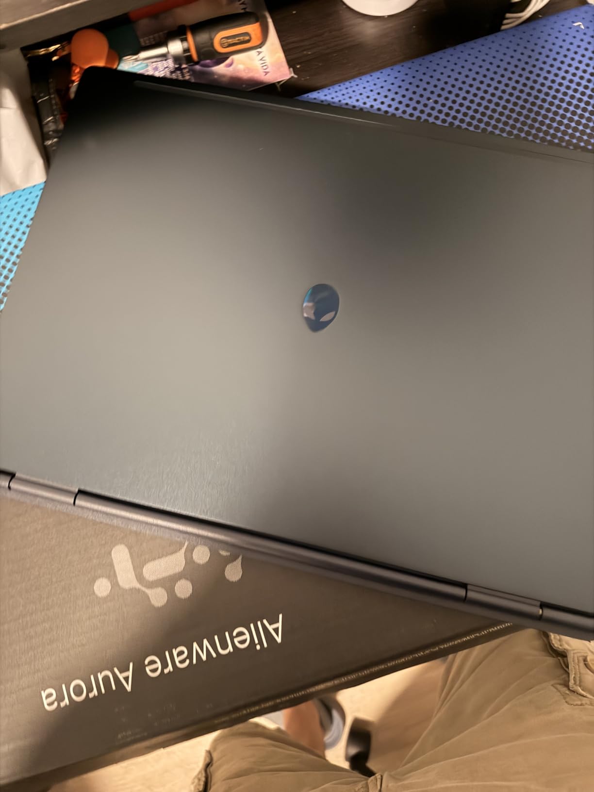 Alienware 16 Aurora Laptop AC16250-16-inch 16:10 WQXGA Display, Intel Core 7-240H Series 2, 16GB DDR5 RAM, 1TB SSD, NVIDIA GeForce RTX 5060 8GB GDDR7, Windows 11 Home, Onsite Service - Blue customer photo 1