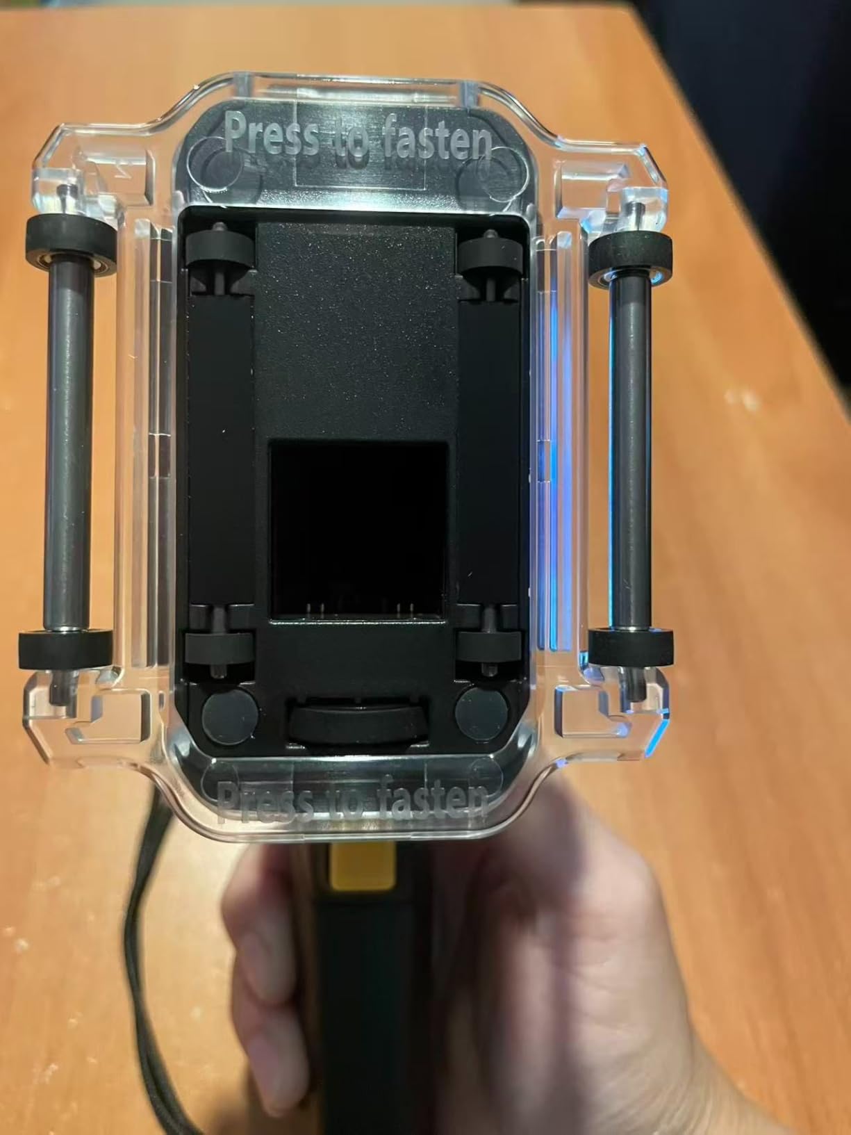 Handheld Inkjet Printer 0.5 Inches Print Height Weighs Only 390g for Batch Code Date Lot Number Print on Plastic Carton Wood Metal Glass Aluminum with 42ml Fast Dry Ink (Black) customer photo 2