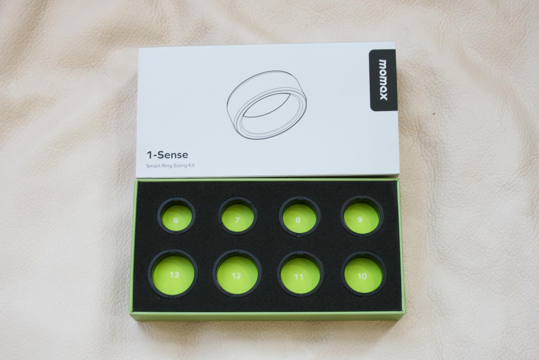 MOMAX 1-Sense Smart Ring, All-in-One Health Sleep Tracker, Touch Control, IP68 Waterproof, No APP Subscription, Health Tracker Ring for Men&Women customer photo 2