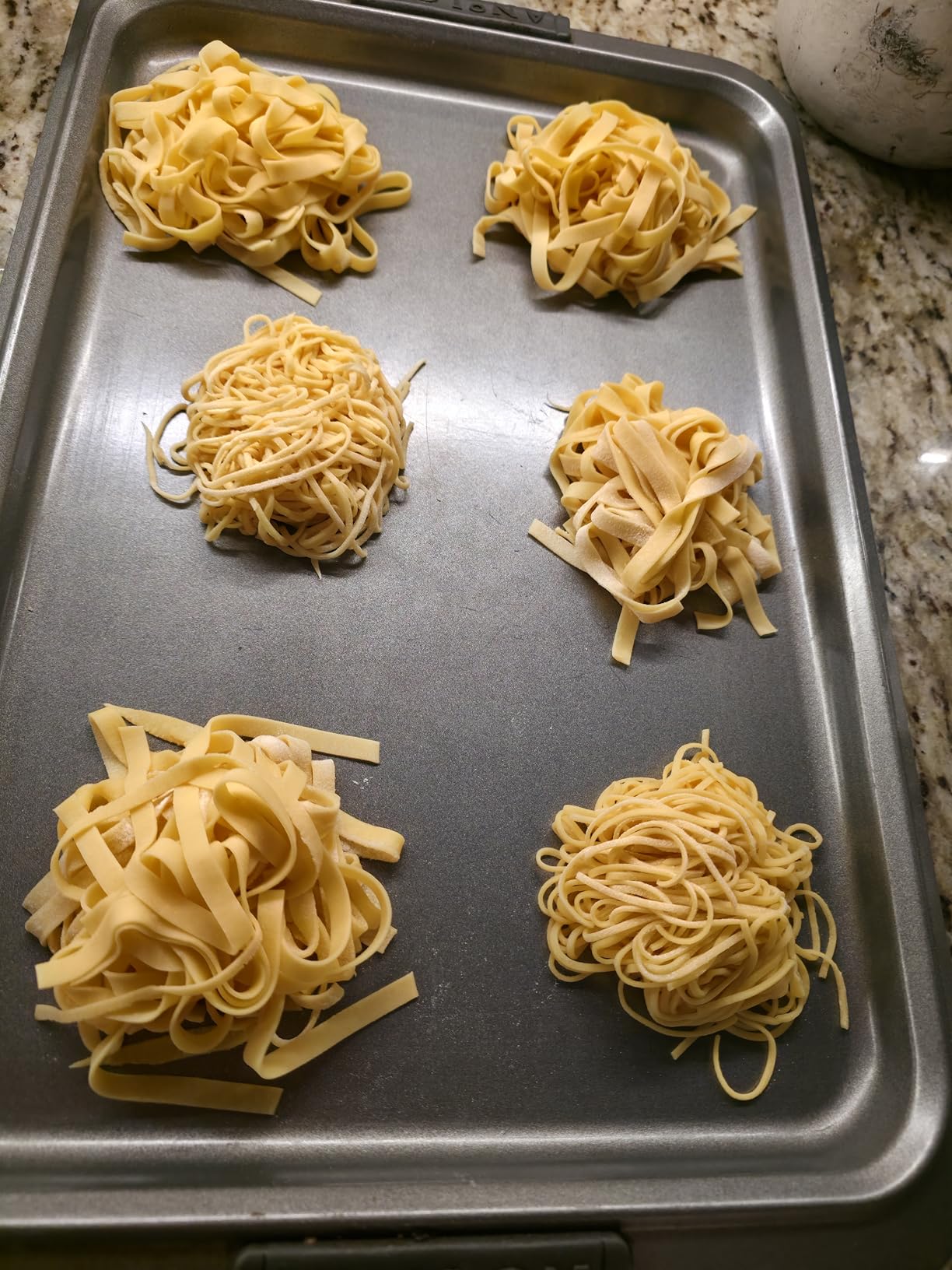 GVODE Electric Pasta Maker - 3-in-1 Pasta Sheet Roller & Cutter Set 700W Max Motor, includes Fettuccine & Spaghetti Maker with Cleaning Brush, White customer photo 1