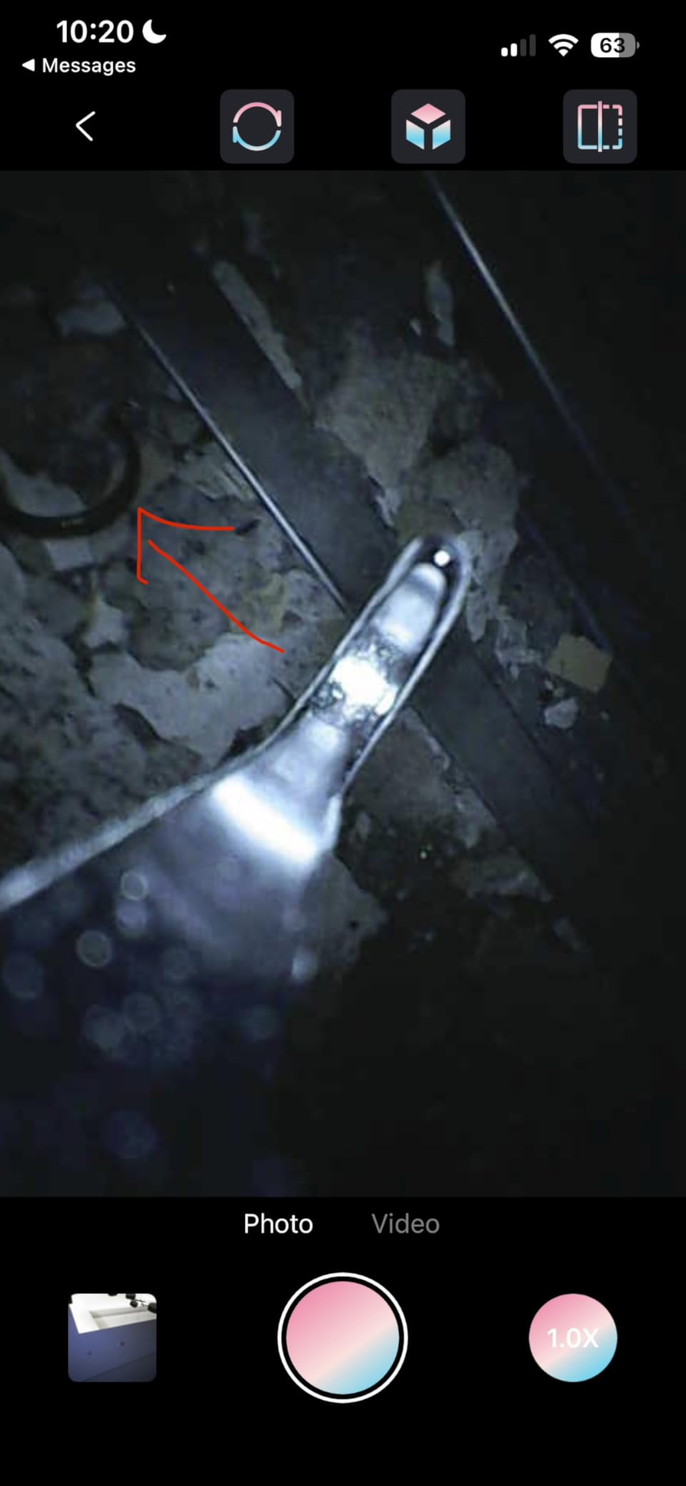 Endoscope with Light, 1920P HD Borescope with 8 Adjustable LED Lights, 16.4FT Semi-Rigid Snake Camera, IP67 Waterproof Inspection Tool for iPhone & Android - Dual Lens (Black) customer photo 2