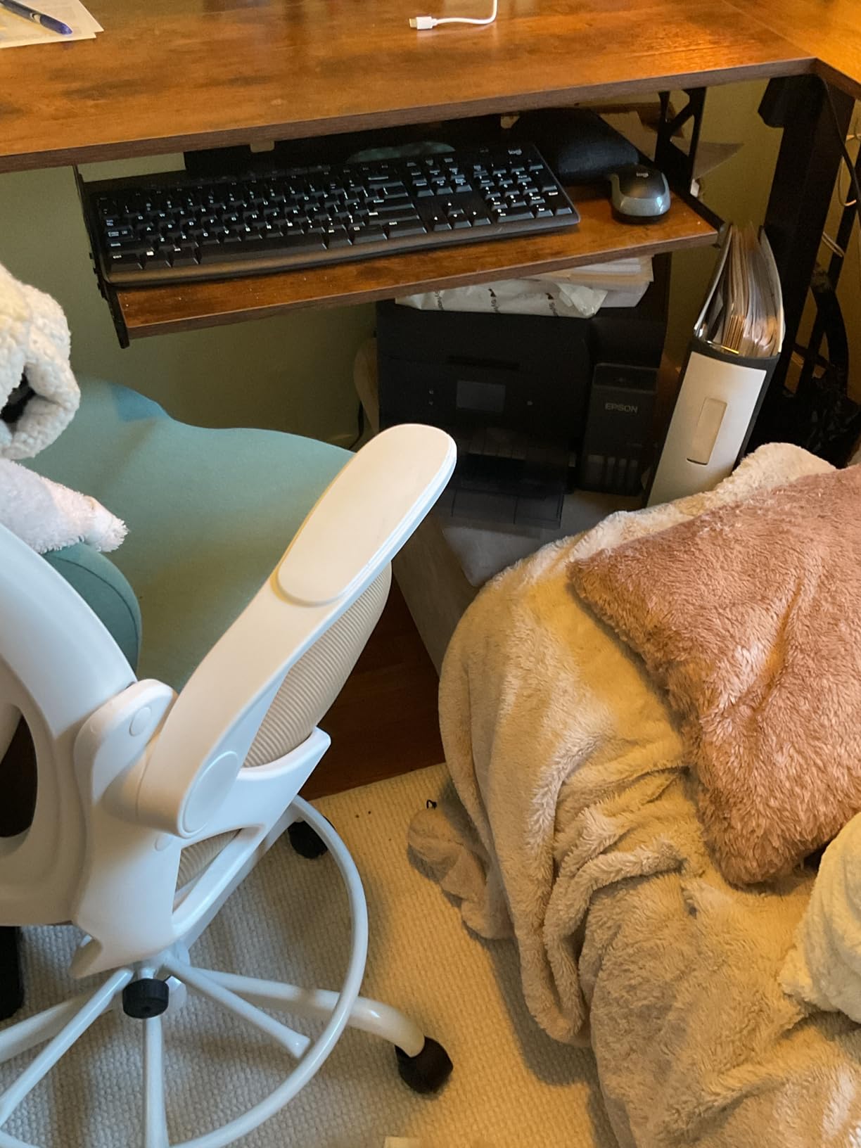 Epson EcoTank ET-4950 Wireless All-in-One Color Supertank Printer with up to 3 Years of Ink Refillable Tanks, Perfect for Home, 18 PPM, 2.4