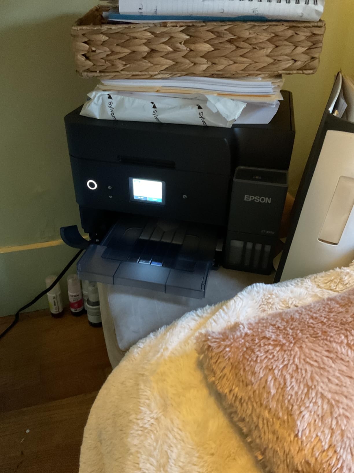 Epson EcoTank ET-4950 Wireless All-in-One Color Supertank Printer with up to 3 Years of Ink Refillable Tanks, Perfect for Home, 18 PPM, 2.4