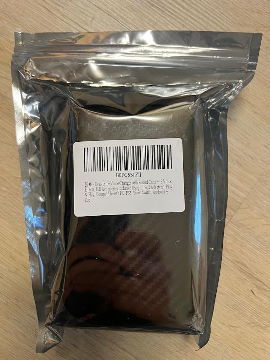 i9 Real-Time Voice Changer with Sound Card - 8 Voice Effects, Full Accessories Included (Mini Mic, Monitor Earphone, 2 Adapters), Plug & Play, Compatible with PC, PS5, Xbox, Switch, Android & iOS customer photo 1