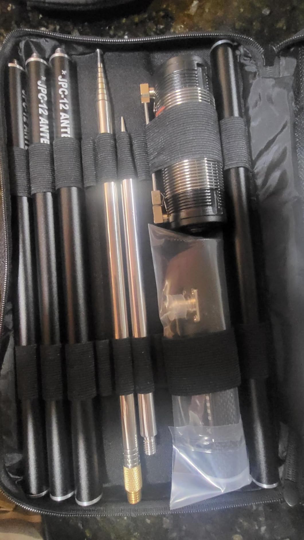 JPC-12 Portable HF Antenna,7MHz-50MHz Full Band HF Vertical Antenna, 40m-6m 8 Bands, with Sliding Adjuster, Suitable for Amateur Radio and Outdoor Use (4.1 Meters) customer photo 1