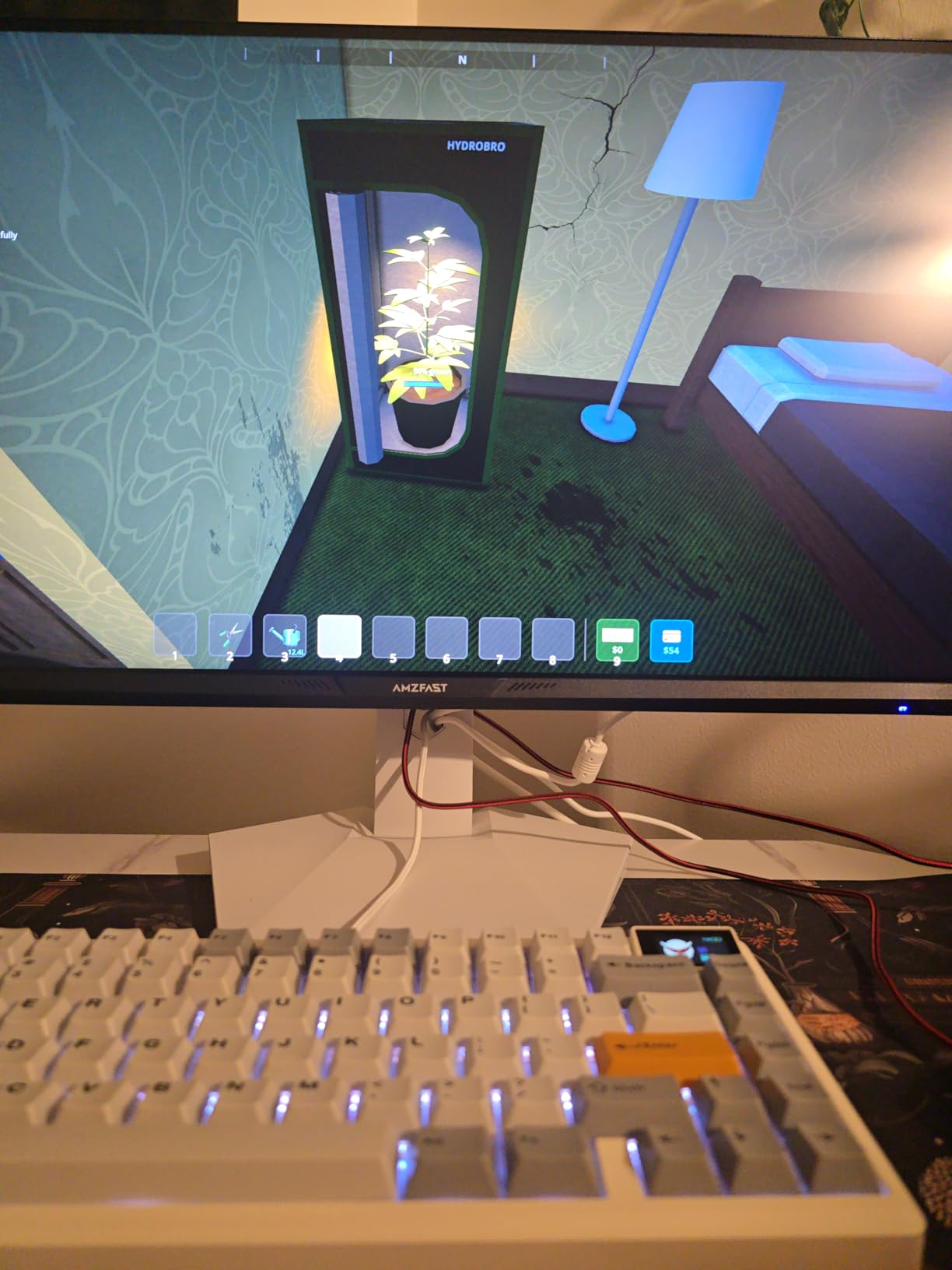 Amzfast 27 inch 1440P 200Hz/180Hz White Gaming Monitor, 2K QHD (2560x1440), MPRT 1ms Fast IPS | HDR400 & TÜV Rheinland Eye Care customer photo 1