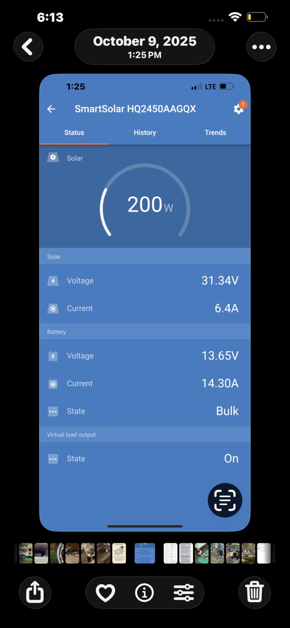 200 Watt Solar Panel, Renogy ShadowFlux 200W Solar Panel Anti-Shading N-Type 16BB, 25% High-Efficiency, Solar Panels Charger for RV Marine Roof Farm Battery and Off-Grid Applications customer photo 1