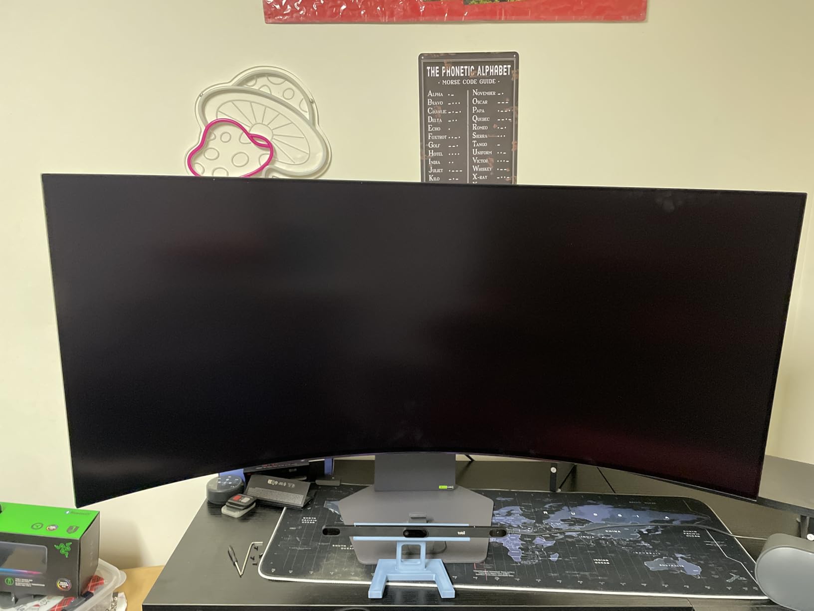 LG 45GX900A-B 45-Inch Ultragear WQHD (3440 x 1440) OLED Curved Gaming Monitor, 240Hz, 0.03ms, NVIDIA G-Sync, VESA DisplayHDR True Black 400, HDMI 2.1, DisplayPort, USB Type-C PD 65W, Black customer photo 1