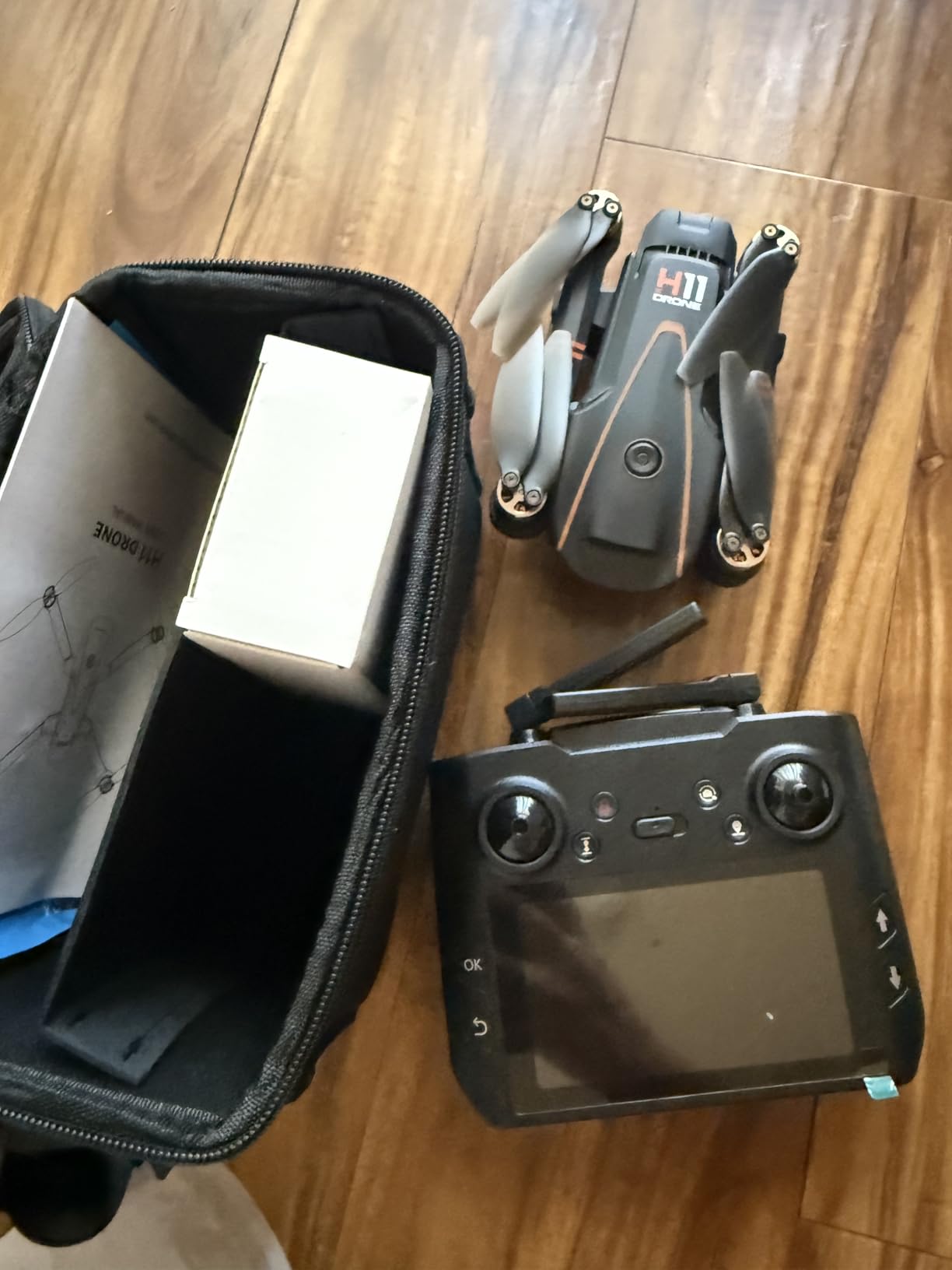 GPS Drone with EIS 4K Camera for Adults Kids, RC Drones with 4.5 inch HD Screen on Controller, Auto Return, 2 Batteries for 45 min Flight Time customer photo 2