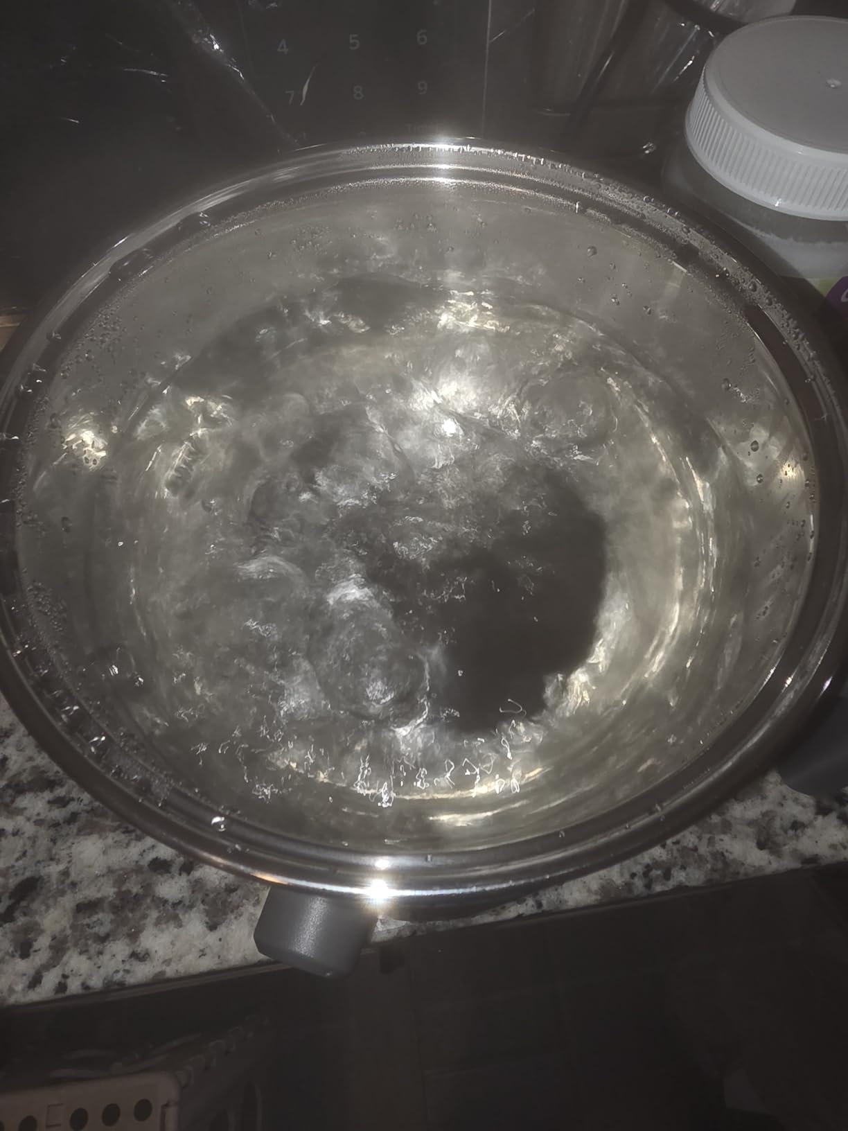 Elite Gourmet NOODLE EXPRESS Hot Pot, Prepare Ramen, Rice, Soups, Stews, Boil Water, Stainless-Steel Interior, Glass Lid, High/Low/Off Settings, Grey customer photo 2