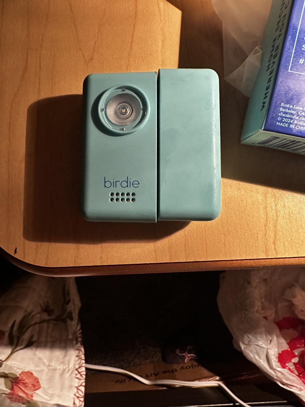 She's Birdie - The Original Personal Safety Door Alarm for Travel, at Home, or Window Security - Portable, Loud Siren, Flashing Light Alert + Built in Flashlight, Rechargeable, Rental Safe (Aqua) customer photo 1